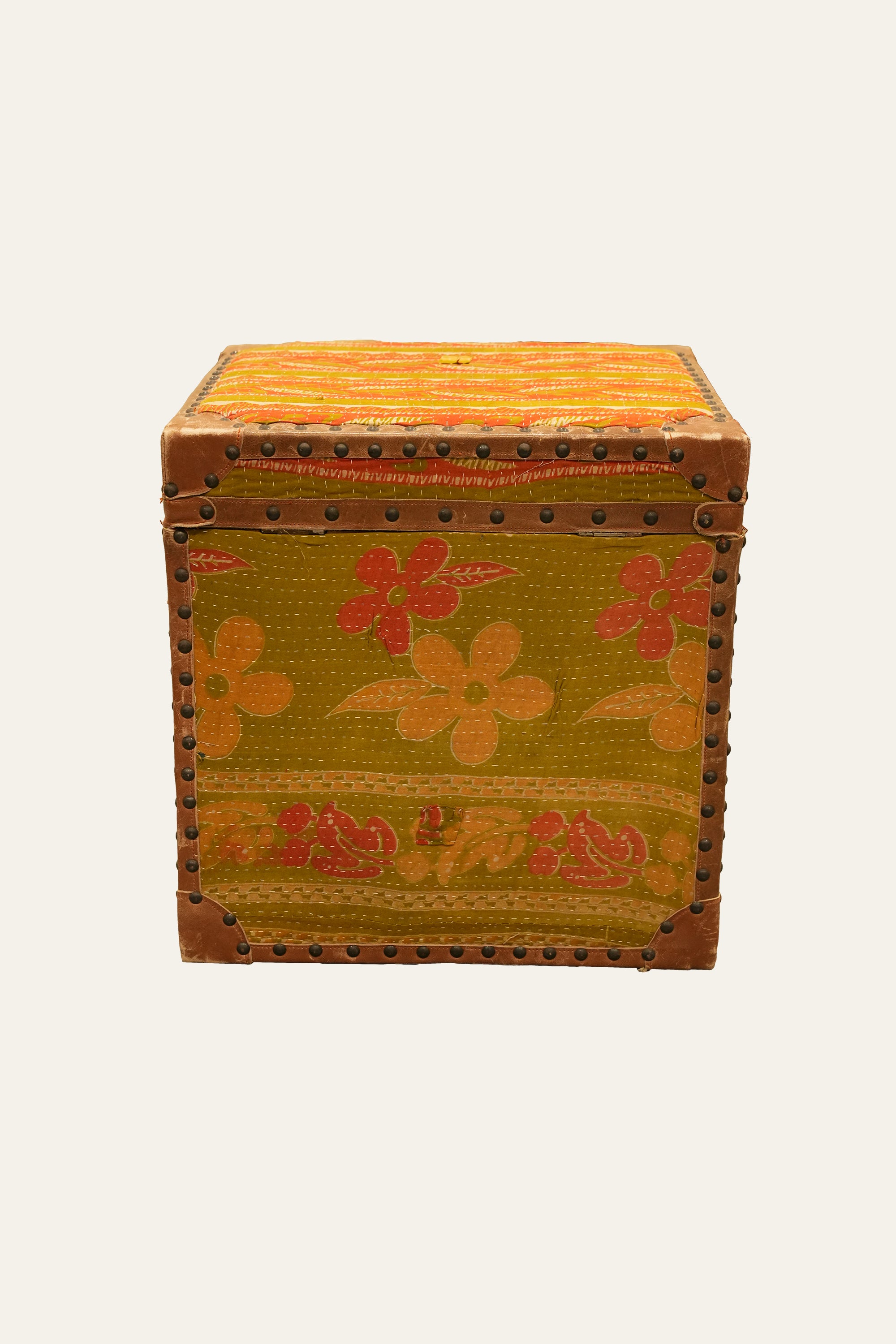 Floral Ralli Fabric Trunk for Storage