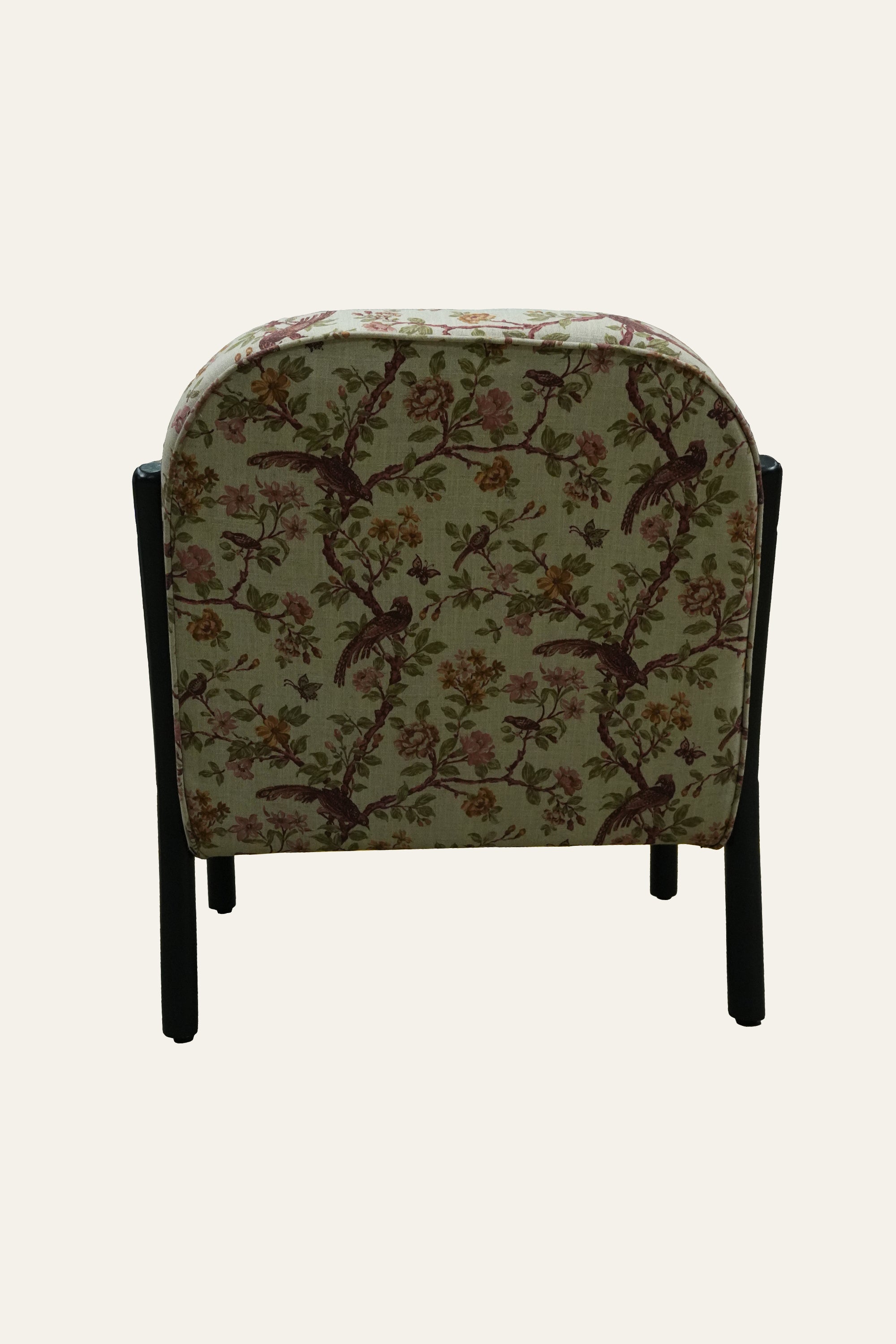 Floral Printed Living Room Armchair