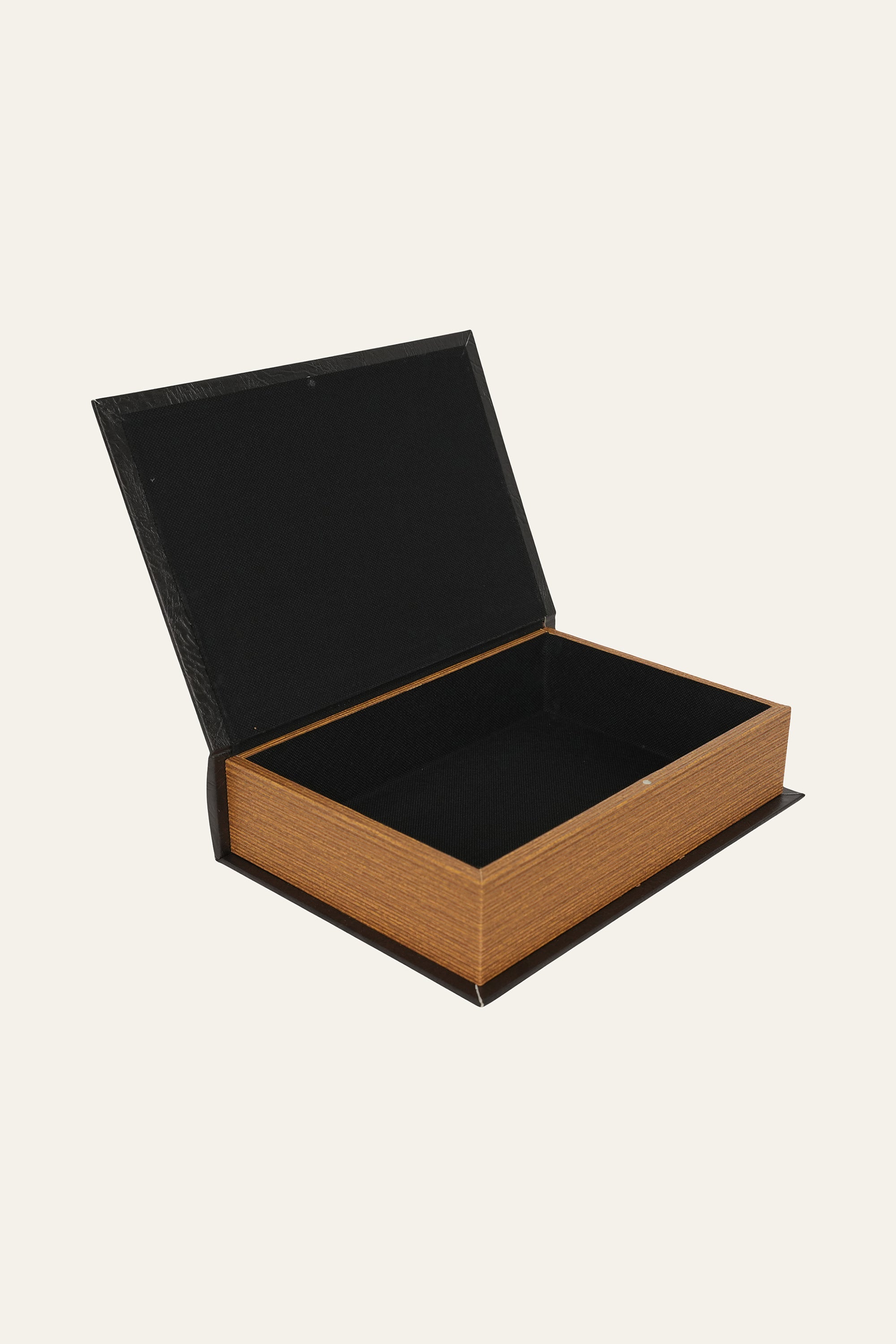 Medium Cartier-Inspired Luxury Book Storage Box in Black