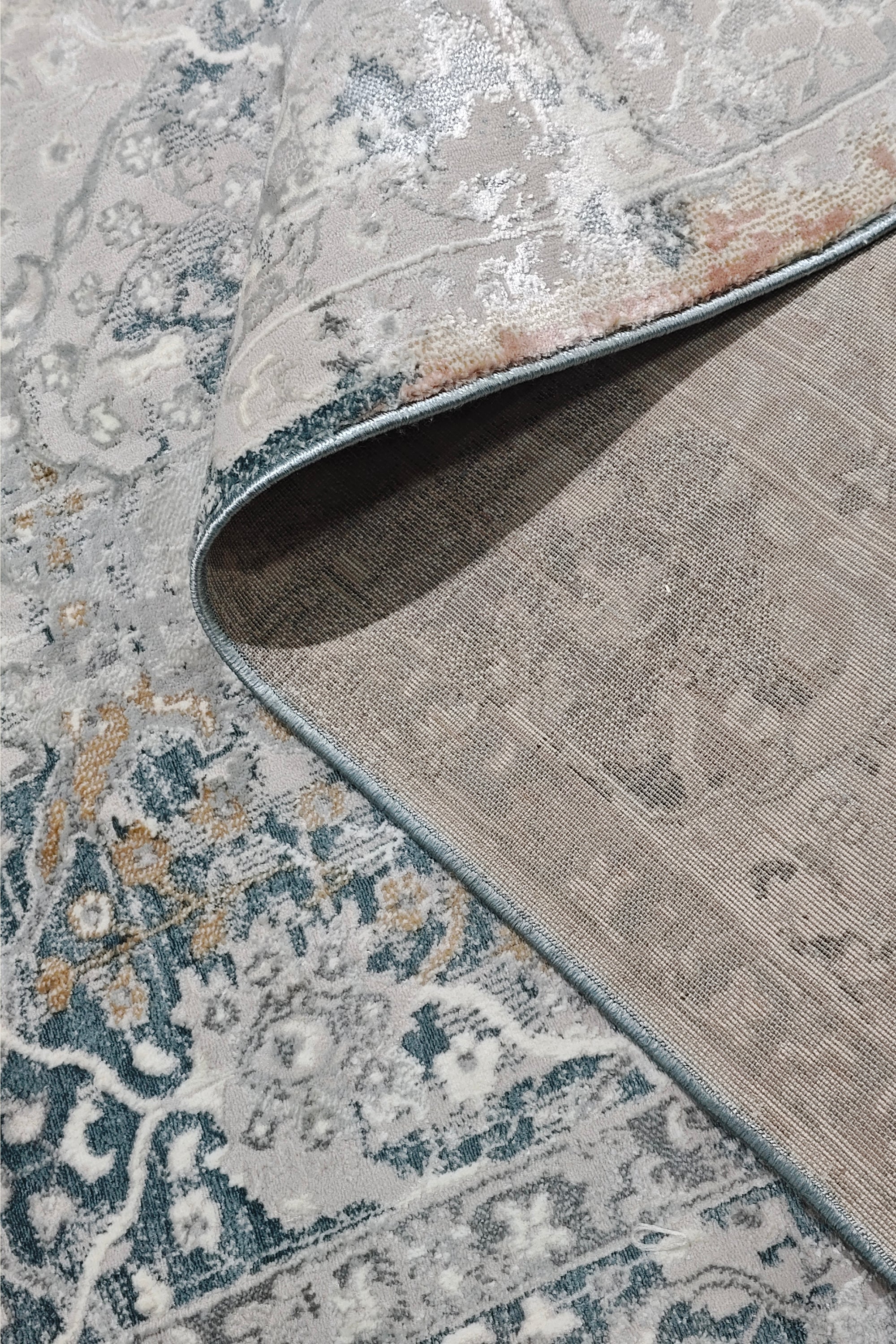 8 x 12 ft Persian Floral Diamond Trellis Transitional Area Carpet