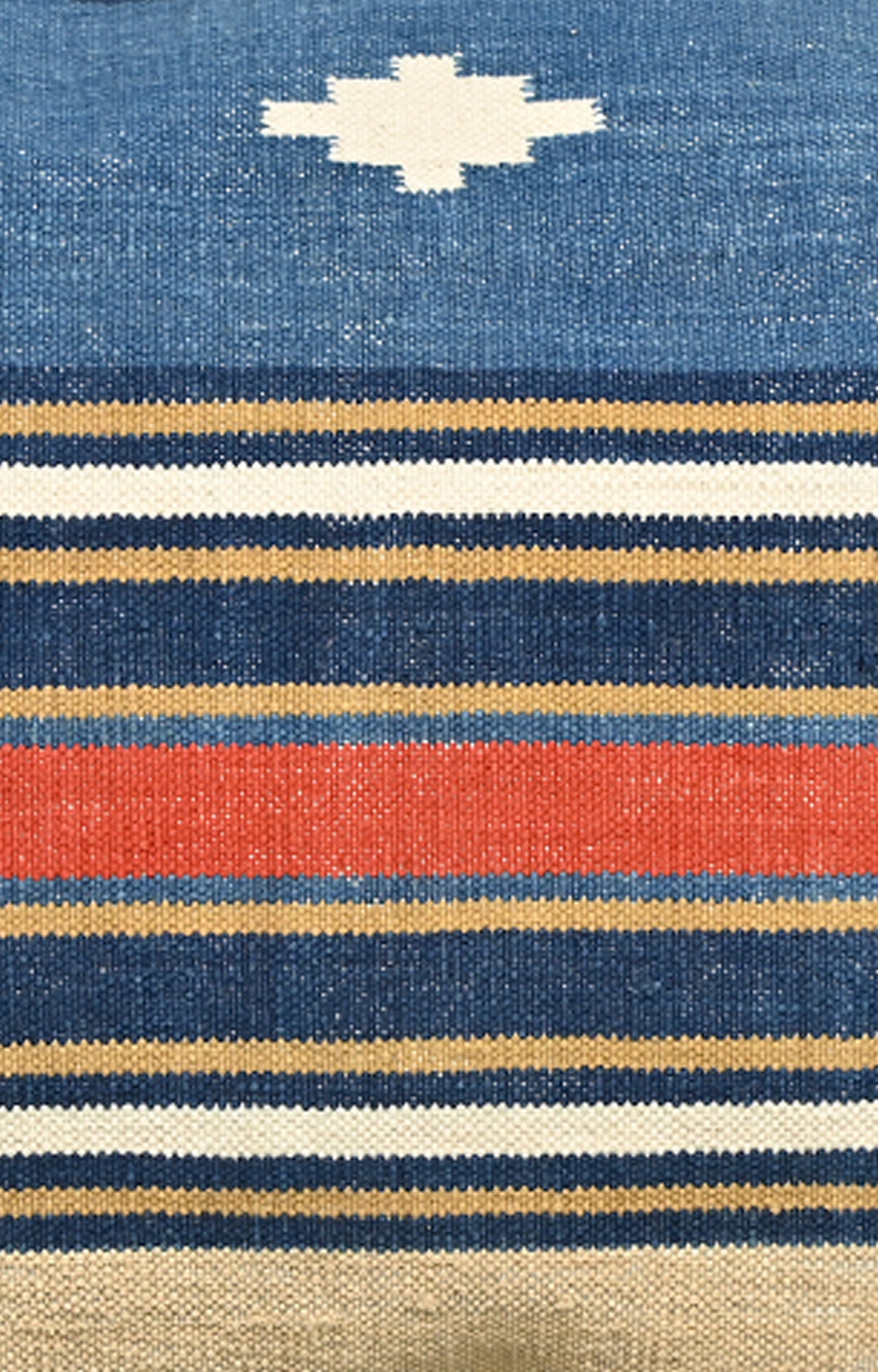 Handwoven Cushion Cover with Stripes