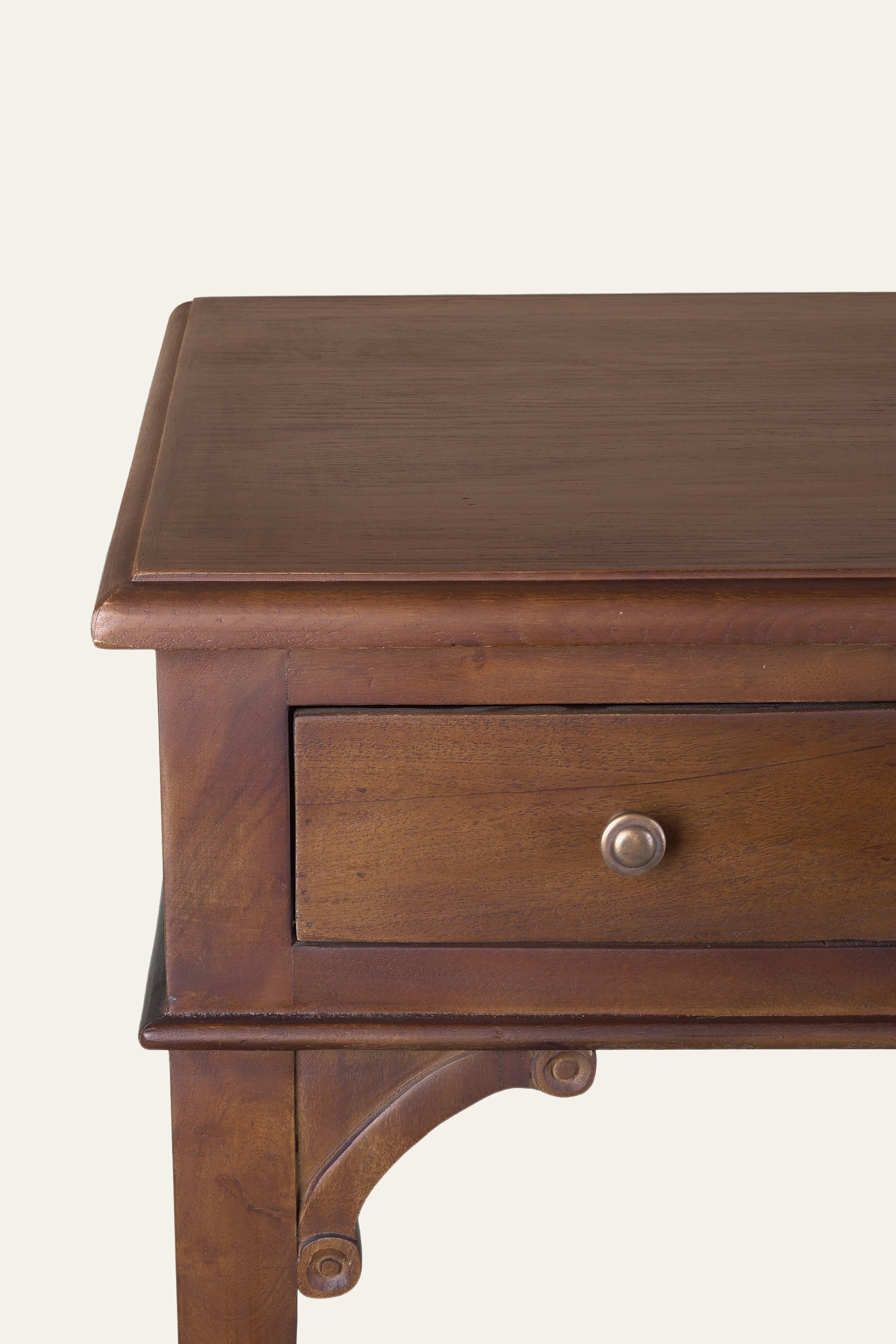 Classic Wooden Writing Desk with Three Storage Drawers