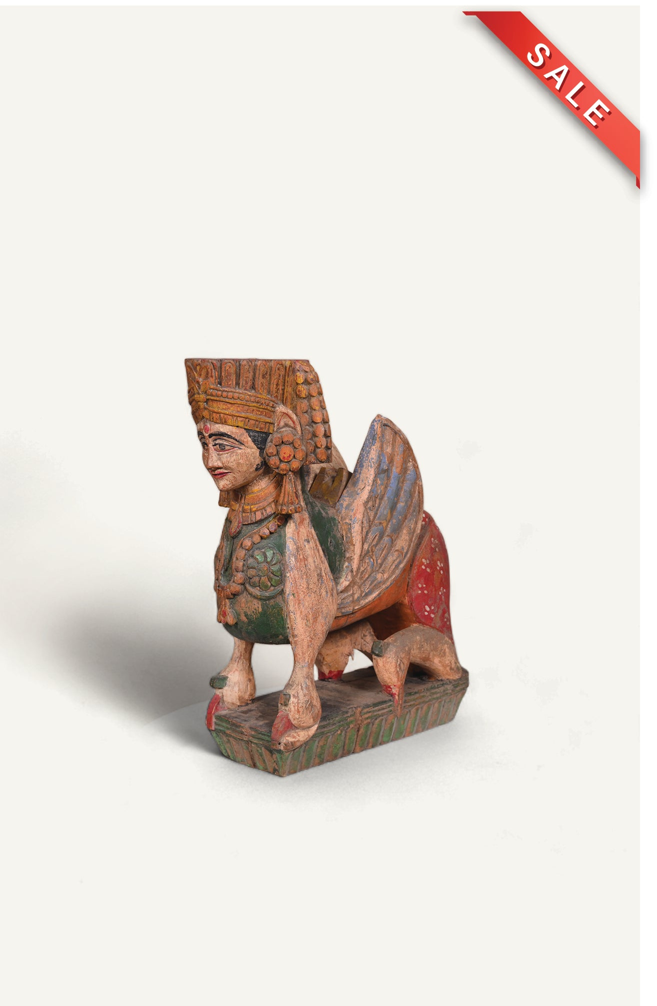 The Swan Maiden Teak Wood Home Décor