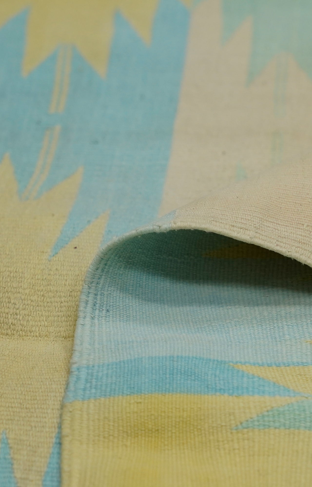 Pastel Ikat Cotton Rug