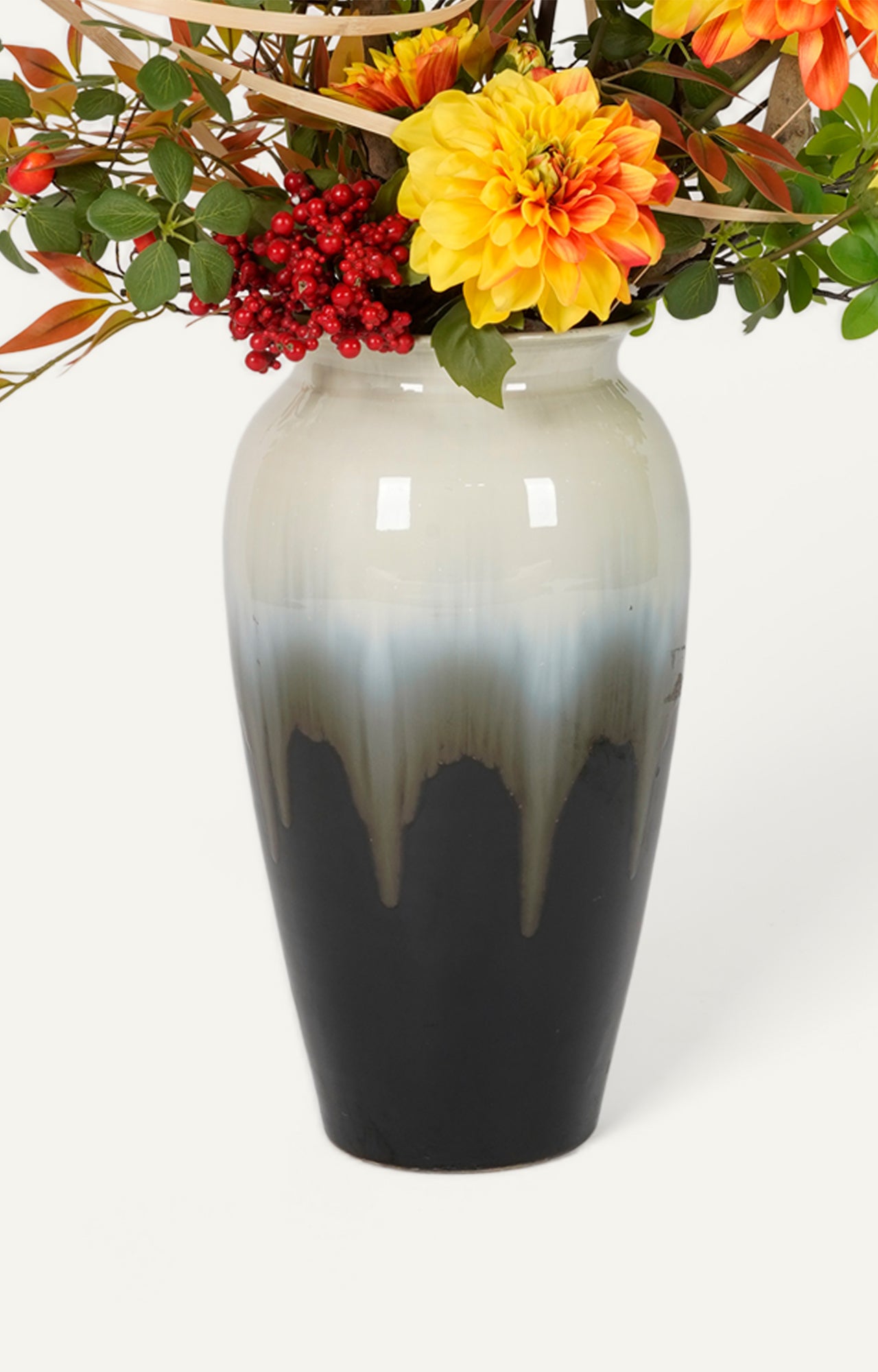 Deep Ocean washed effect Ceramic Vase