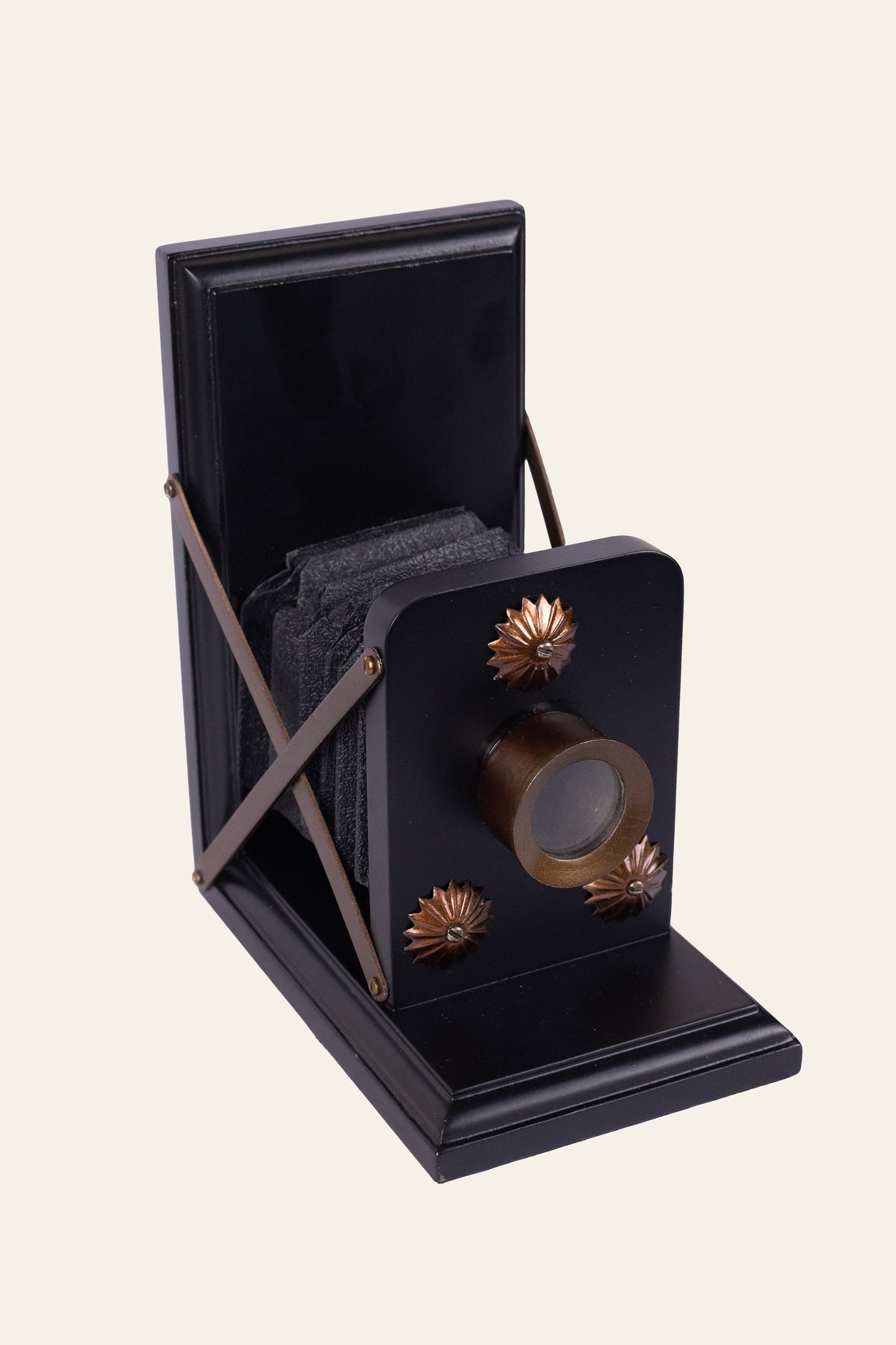Bellows Camera Bookends Set of 2
