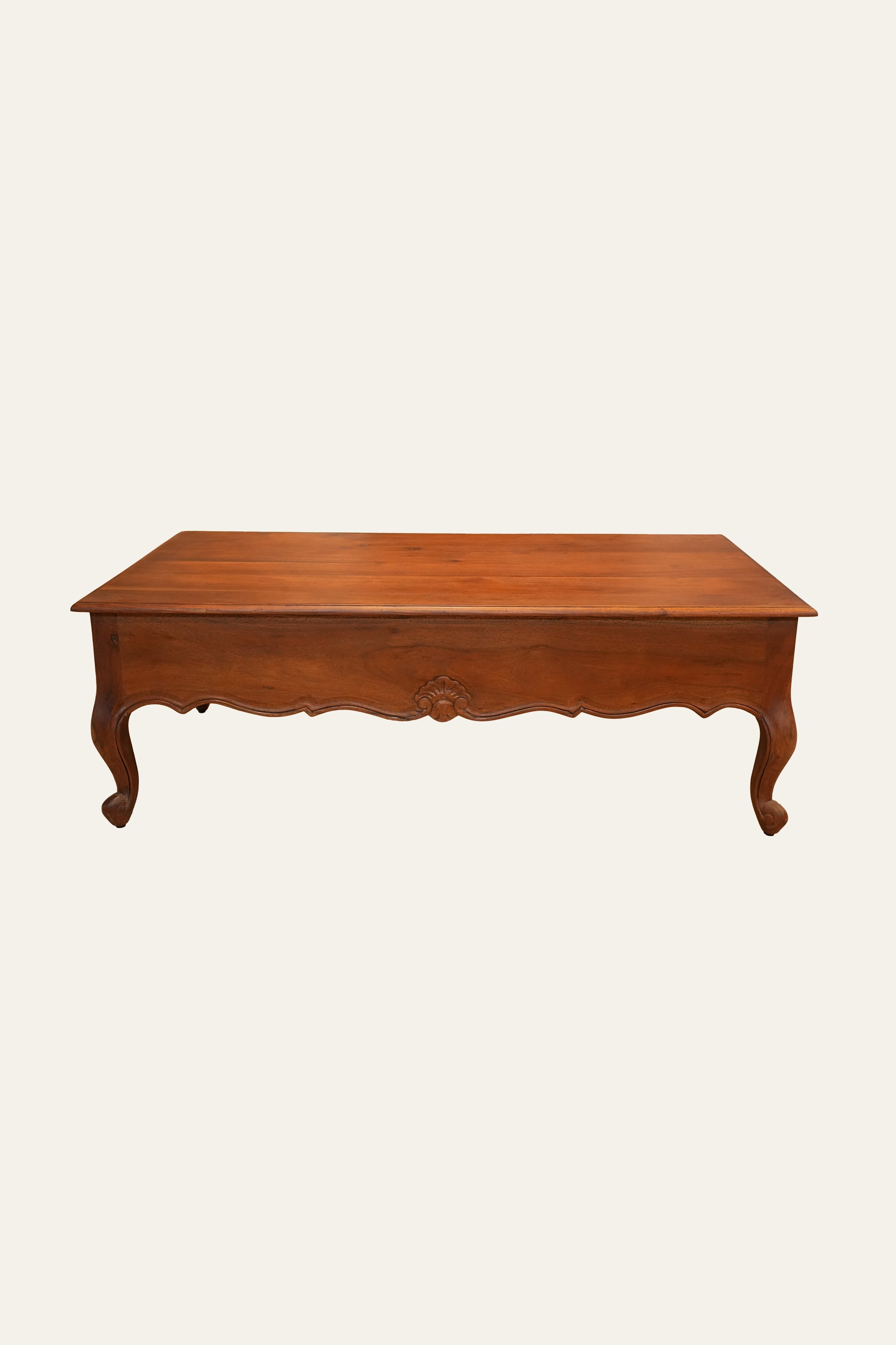 French Style Coffee Table with Two Inbuilt Drawers
