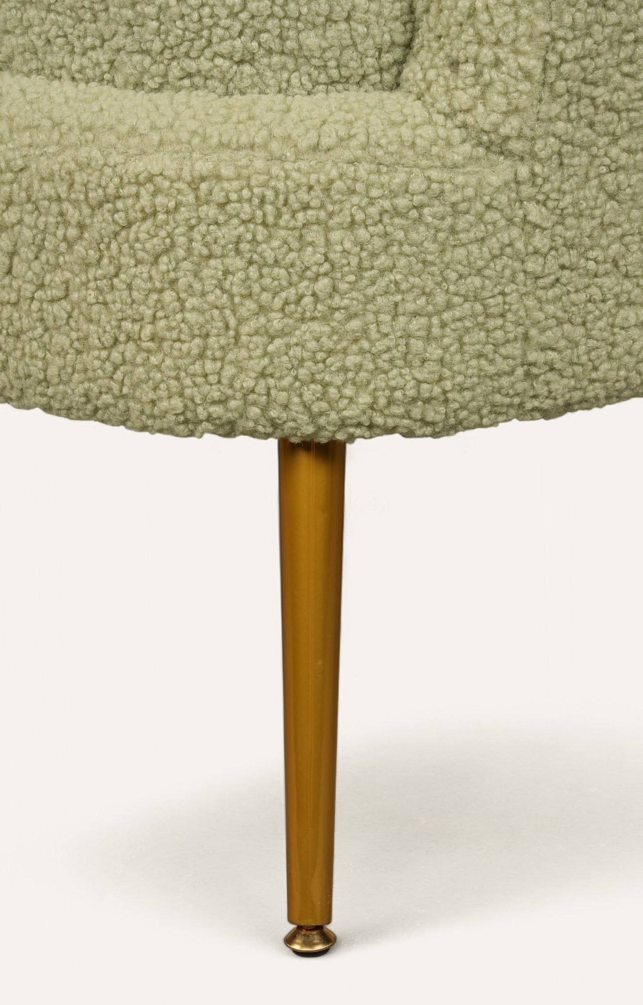 Scalloped Shell Accent Chair in Bouclé