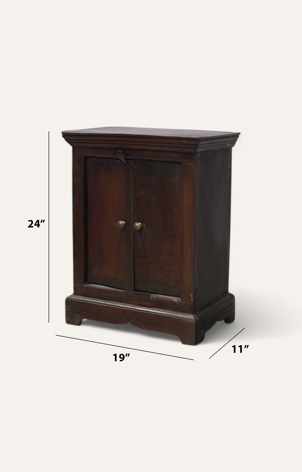 Double Door Wooden Cabinet