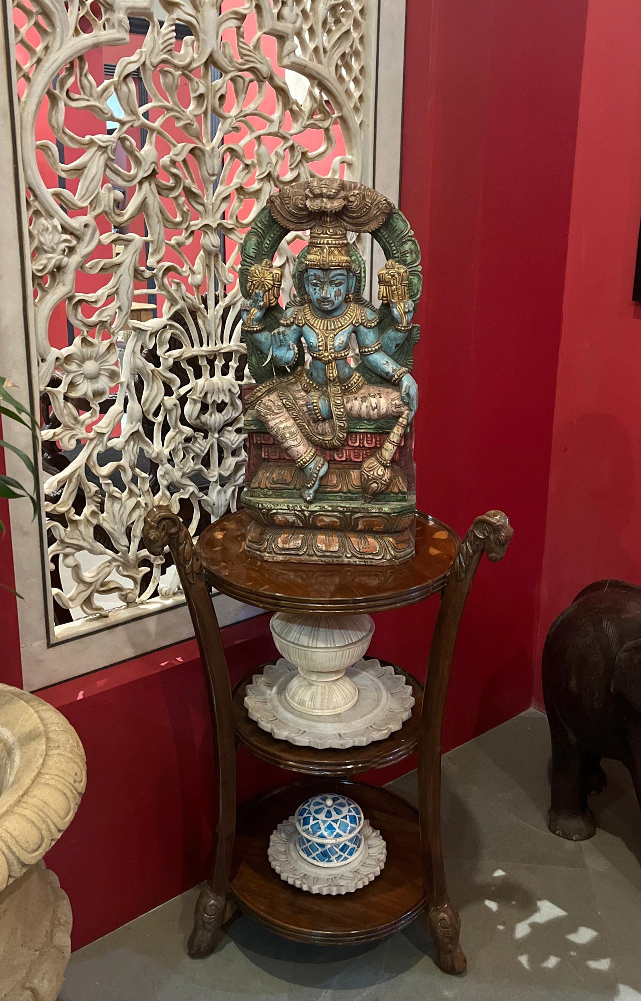 Decorative Hari Wooden Figurine