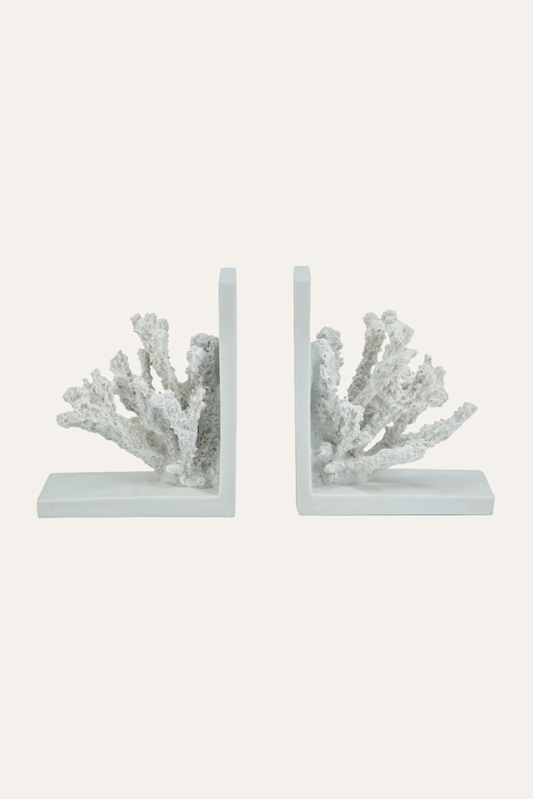 Decorative Coral Sculpture Bookends