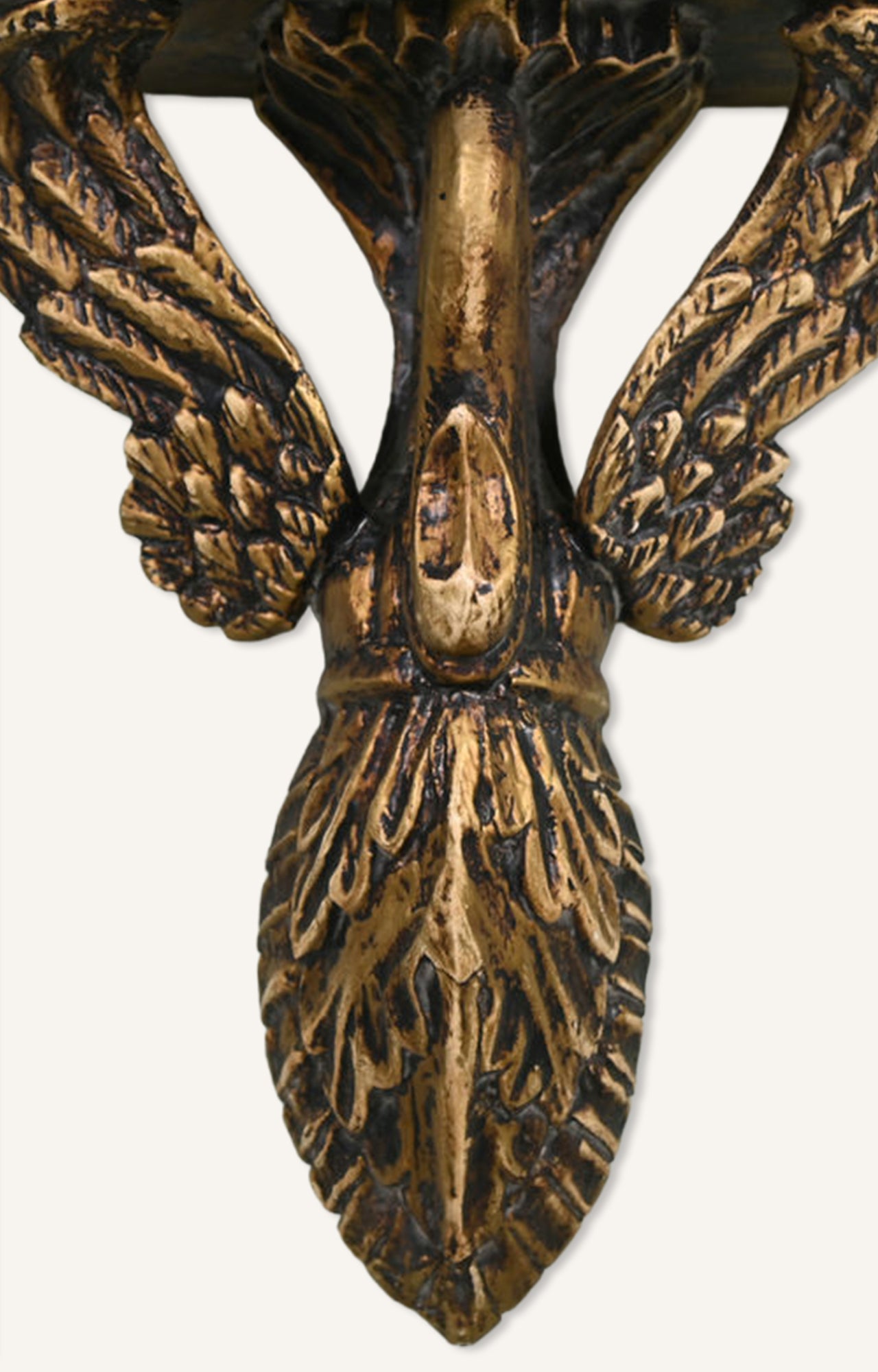 FRENCH, CARVED, WOODEN WALL BRACKETS