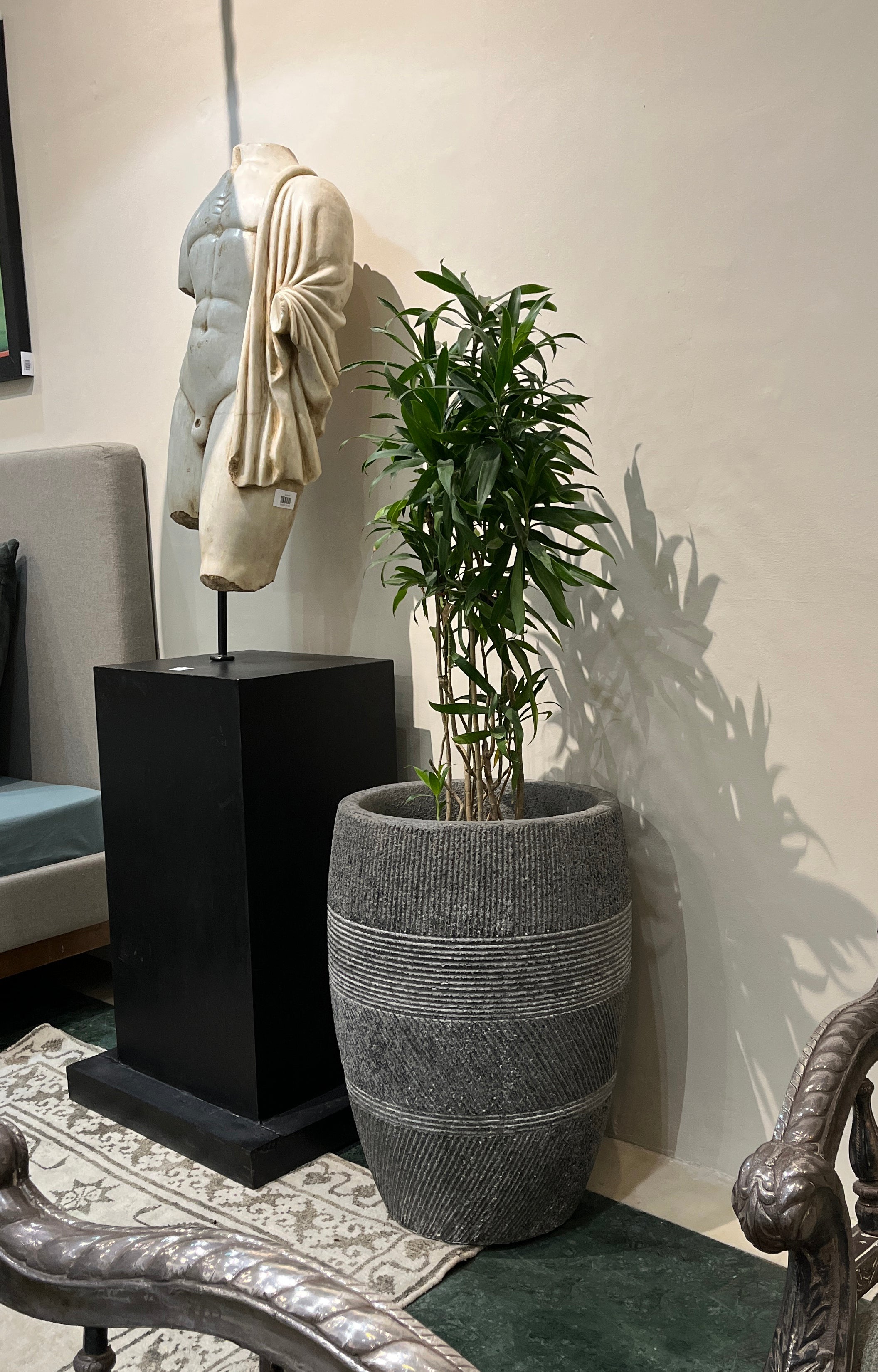 Sanded Texture Round Planter – Small