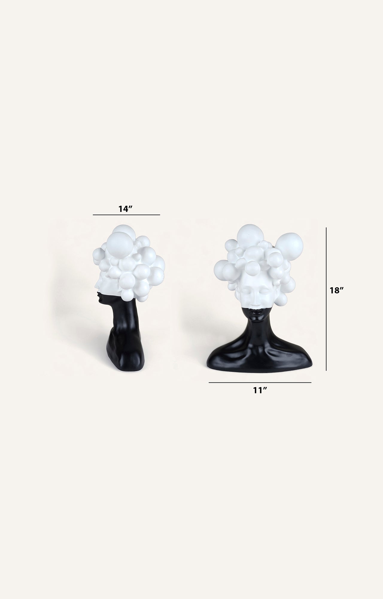 Decorative Head Abstract Sculpture