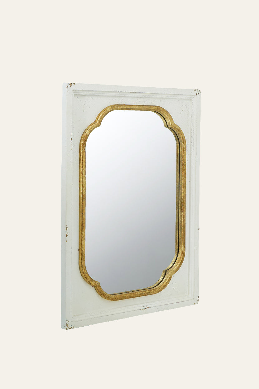 Textured Border Wall Mirror