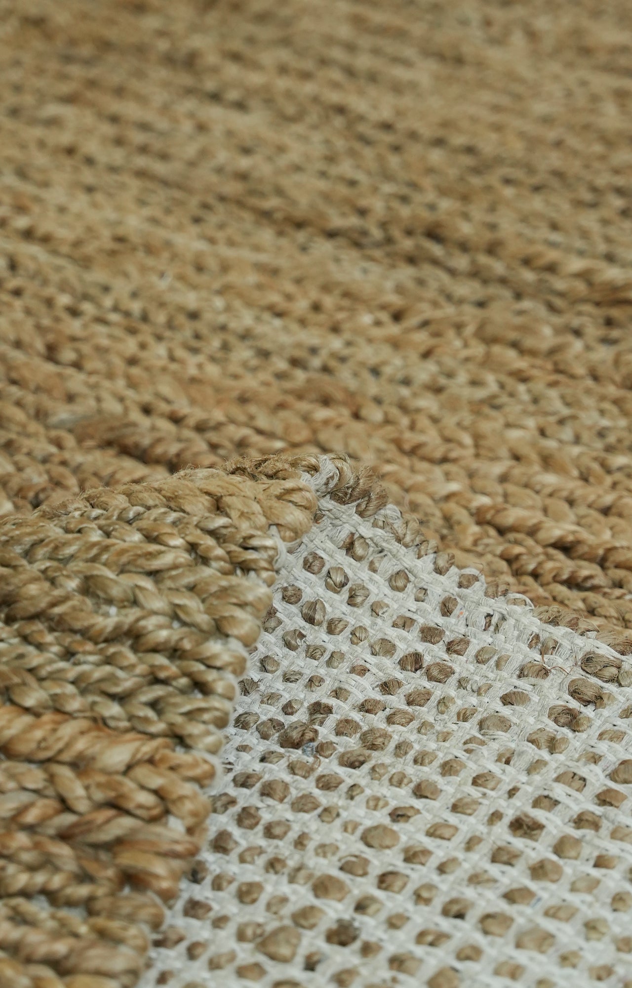 Handwoven Natural Jute Area Rug