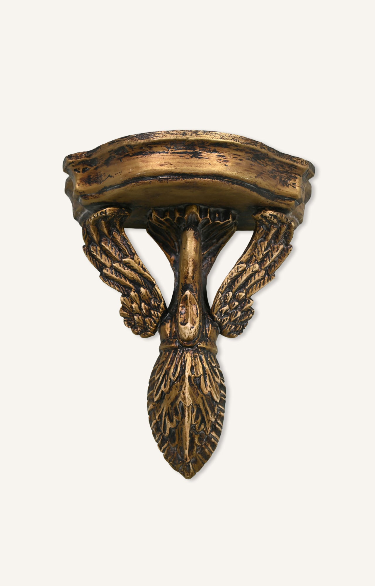 FRENCH, CARVED, WOODEN WALL BRACKETS