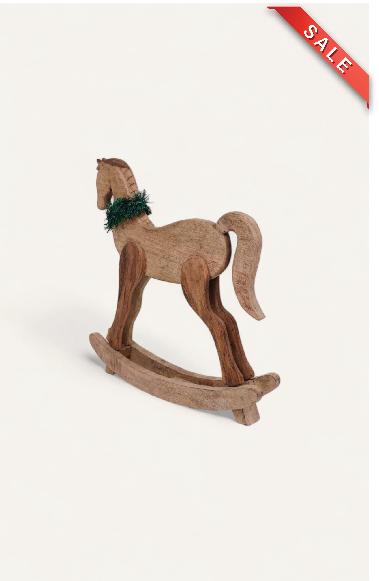 Khristougenna Christmas Rocking Horse: A Festive Woodland