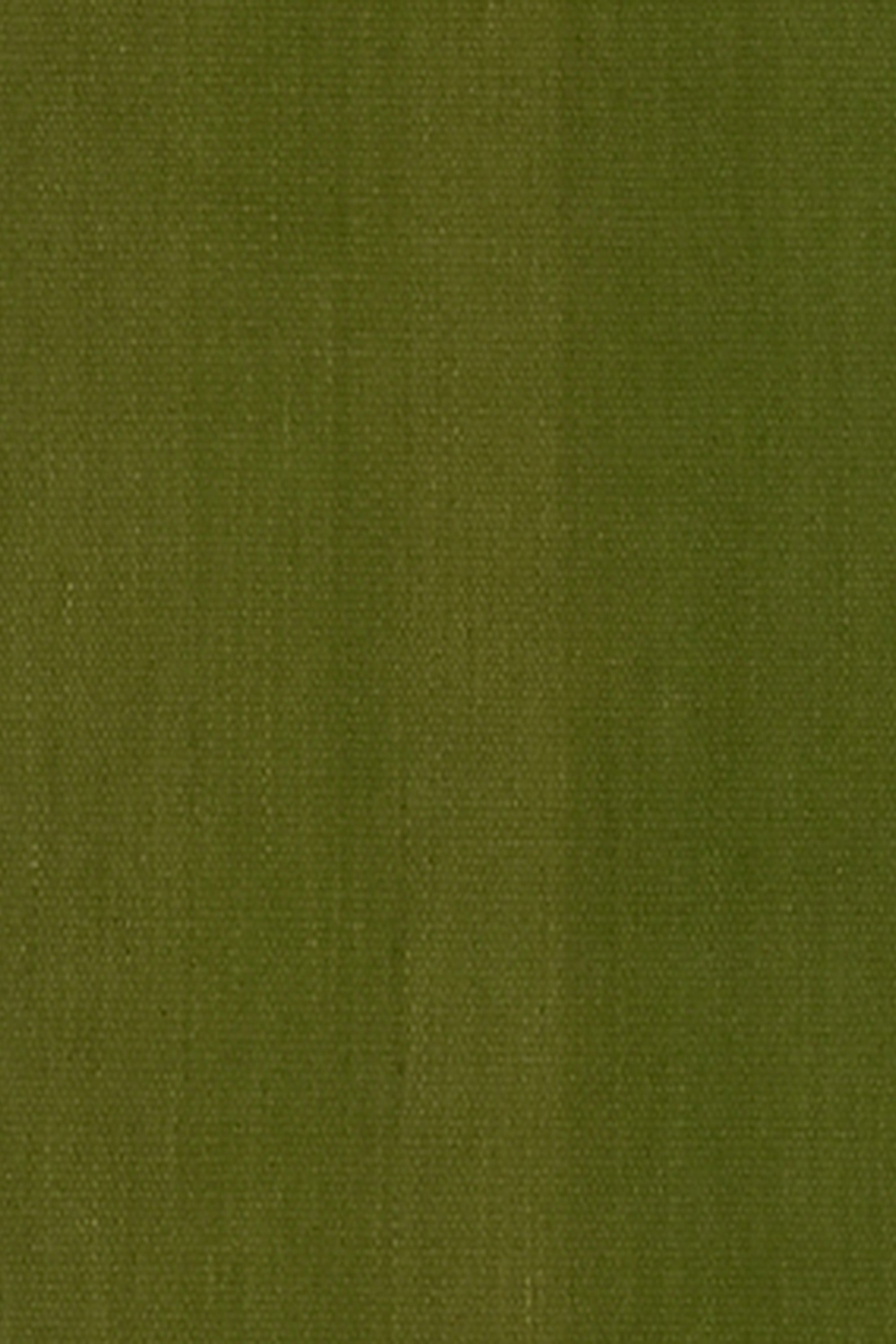 Olive Green Washable Cotton Yoga Mat with Fringe