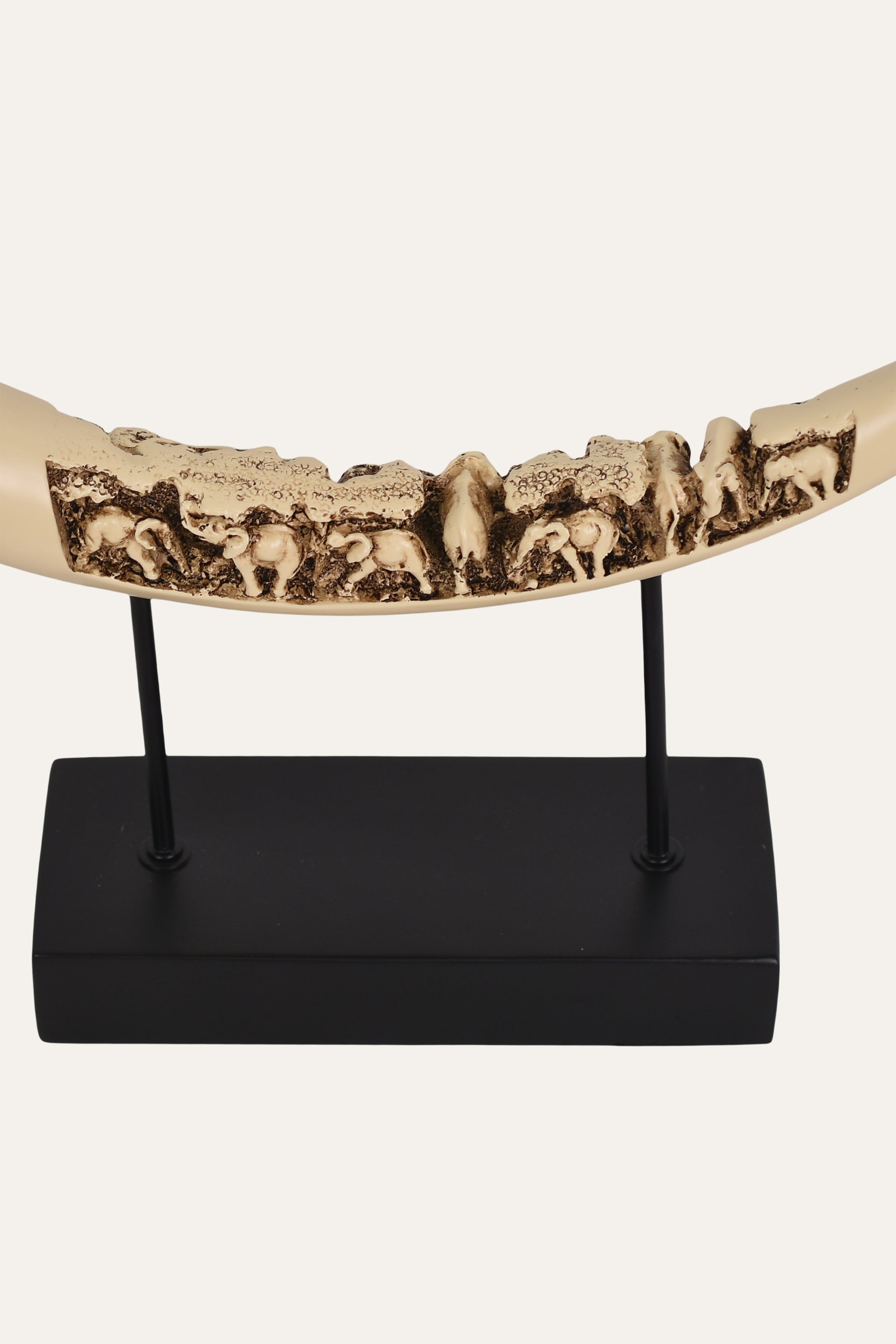 Decorative elephant tusk