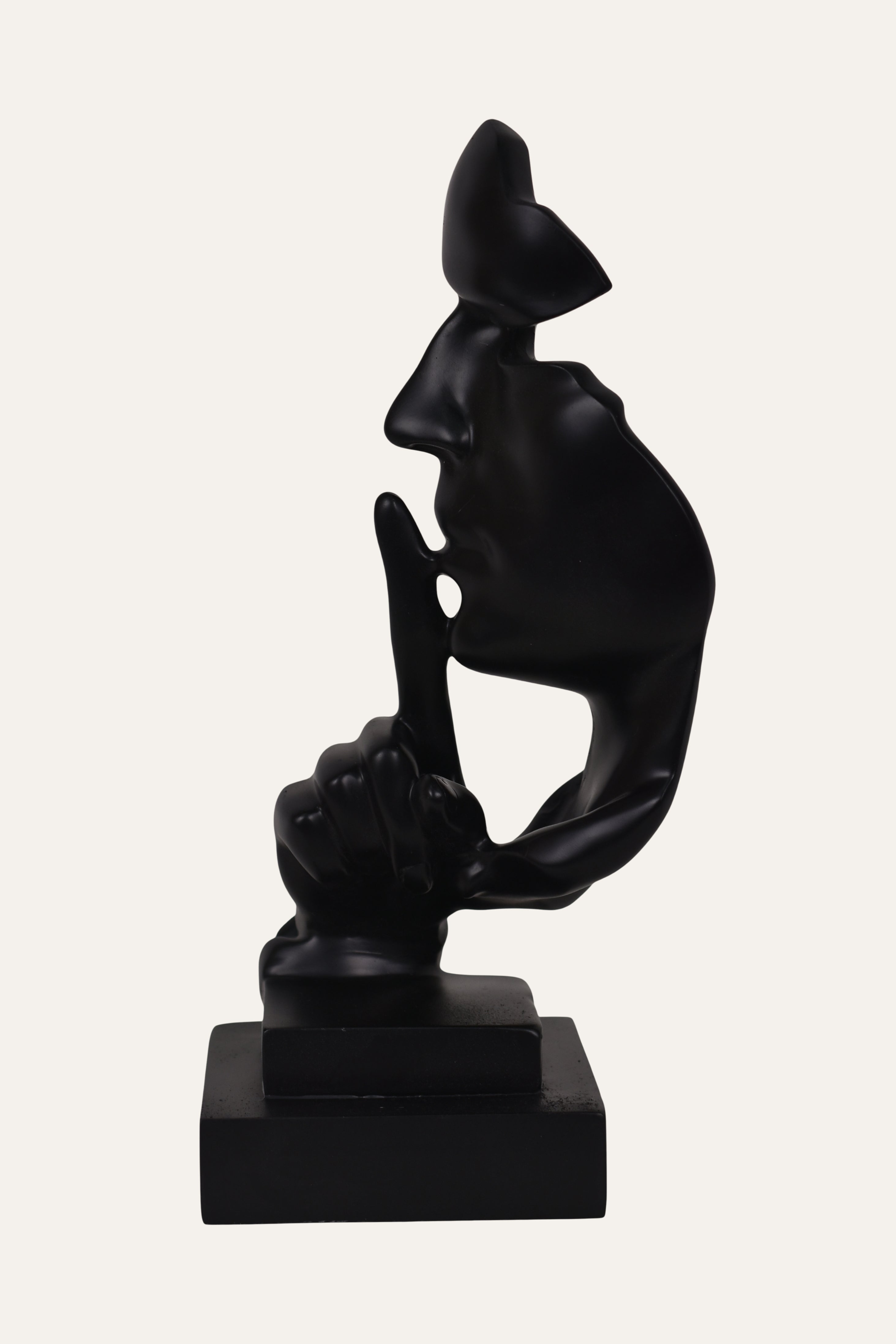 Silence Face Sculpture