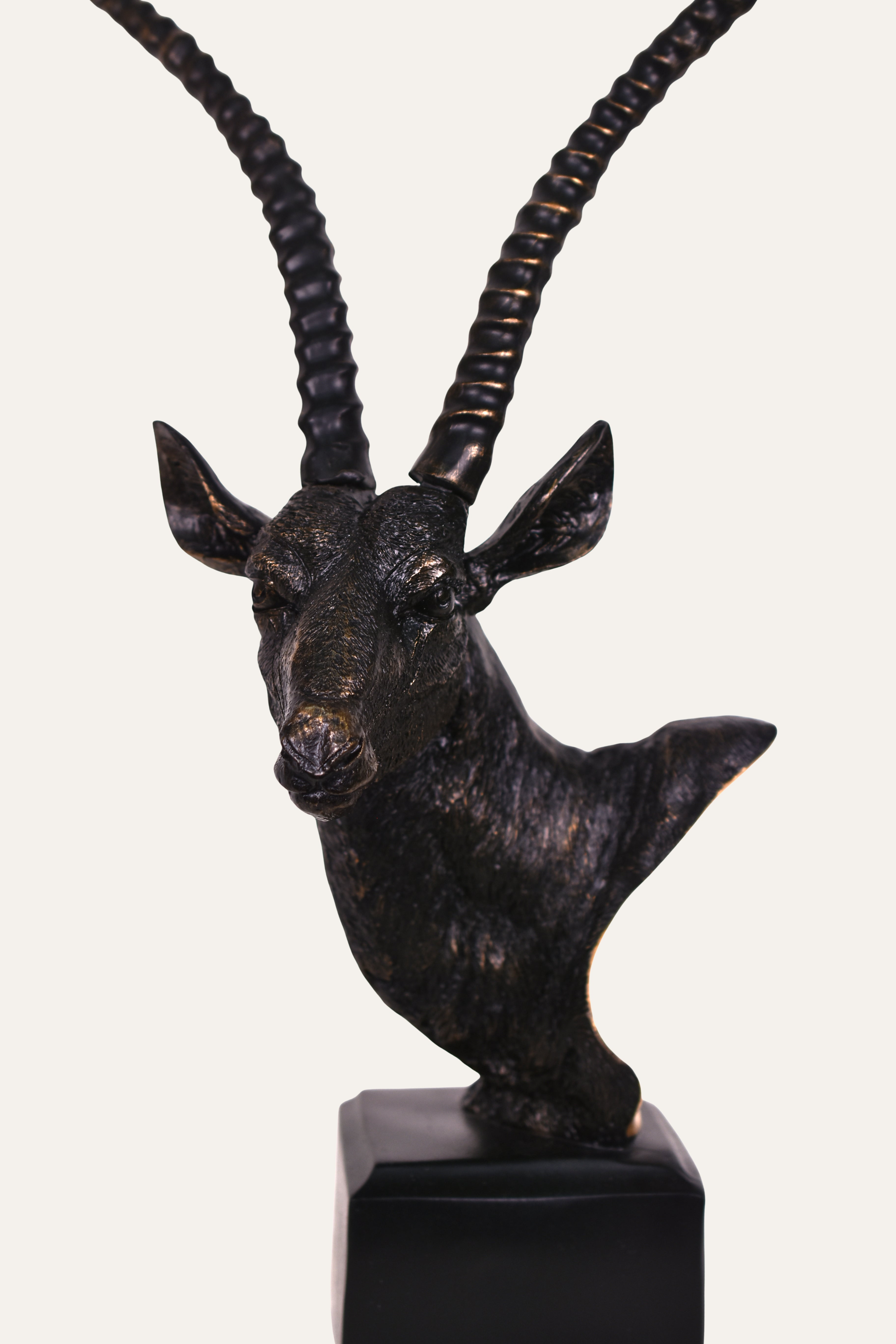 Antelope Resin Bust Sculpture