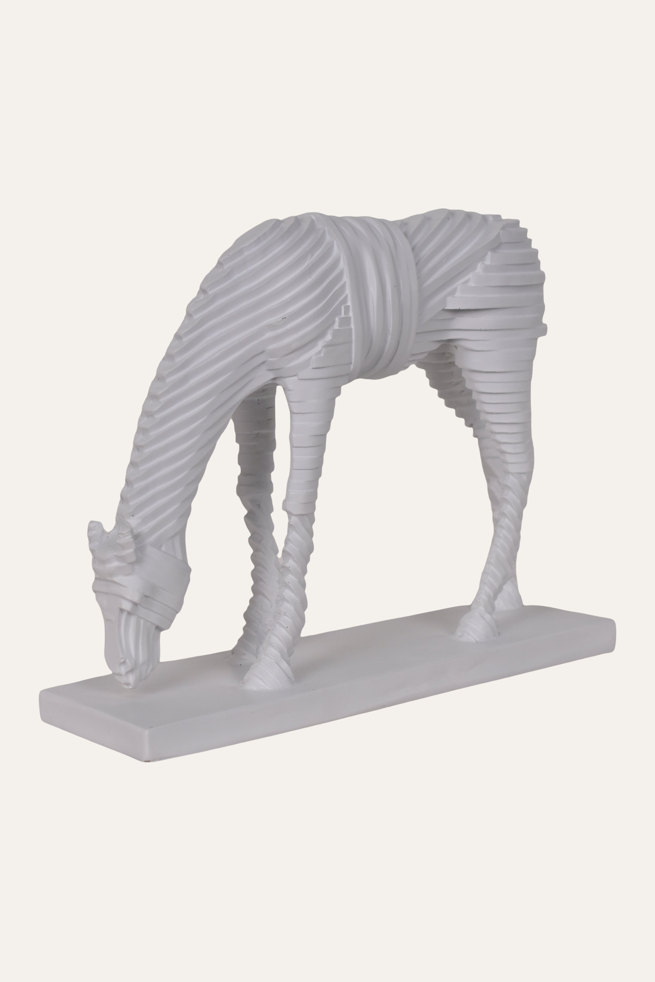 White horse sculpture