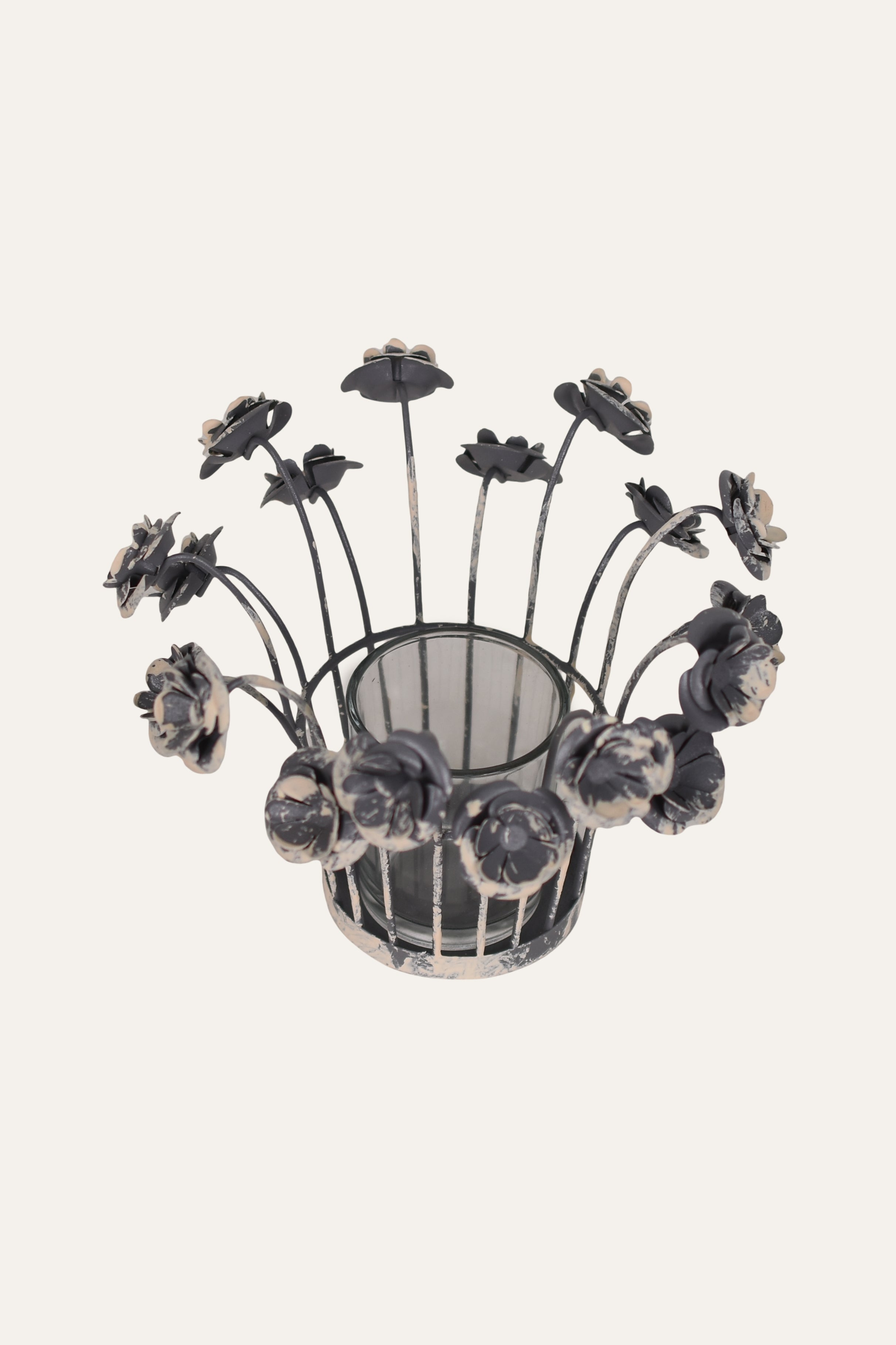 Glass Floral Decor