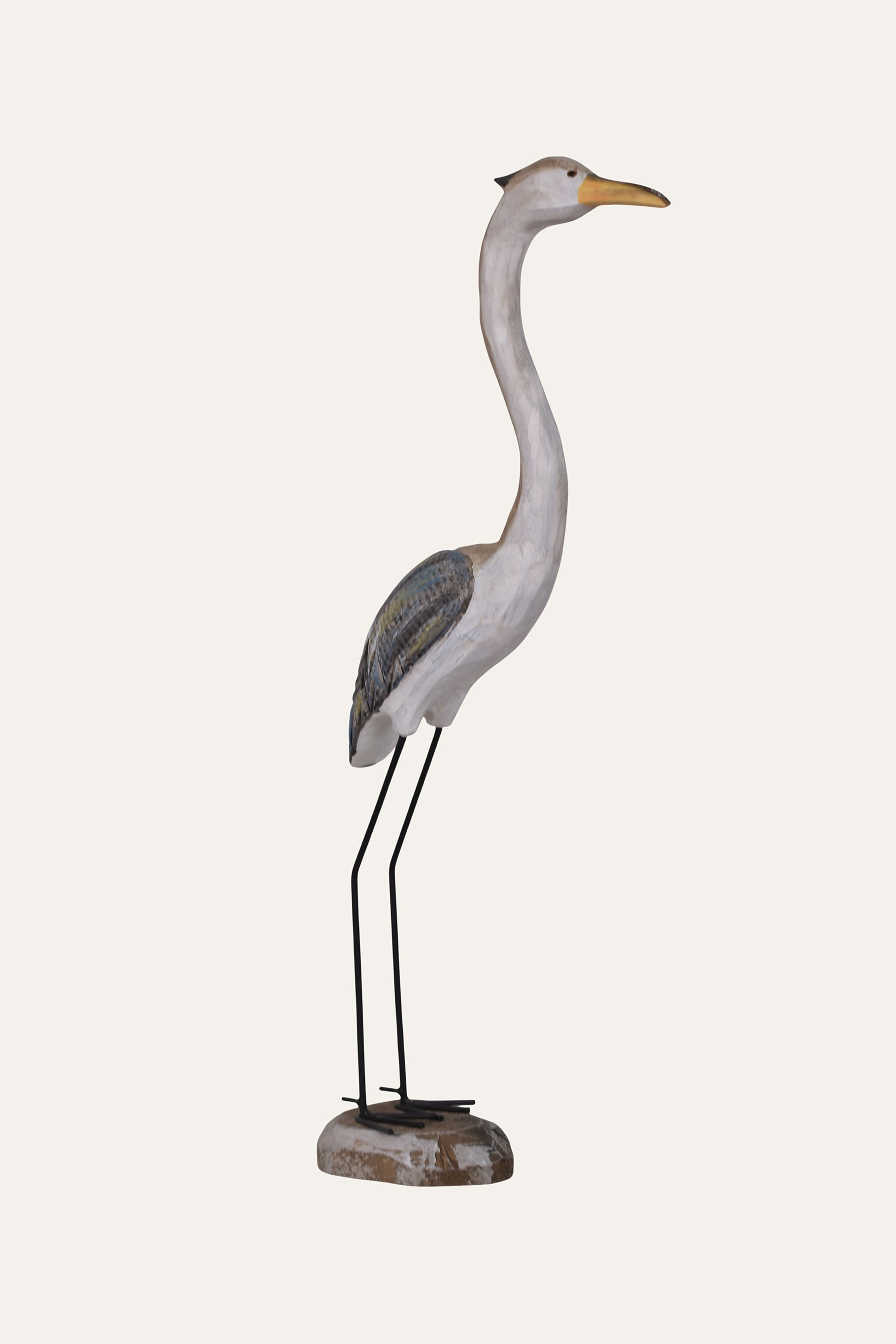 Decorative statue of heron