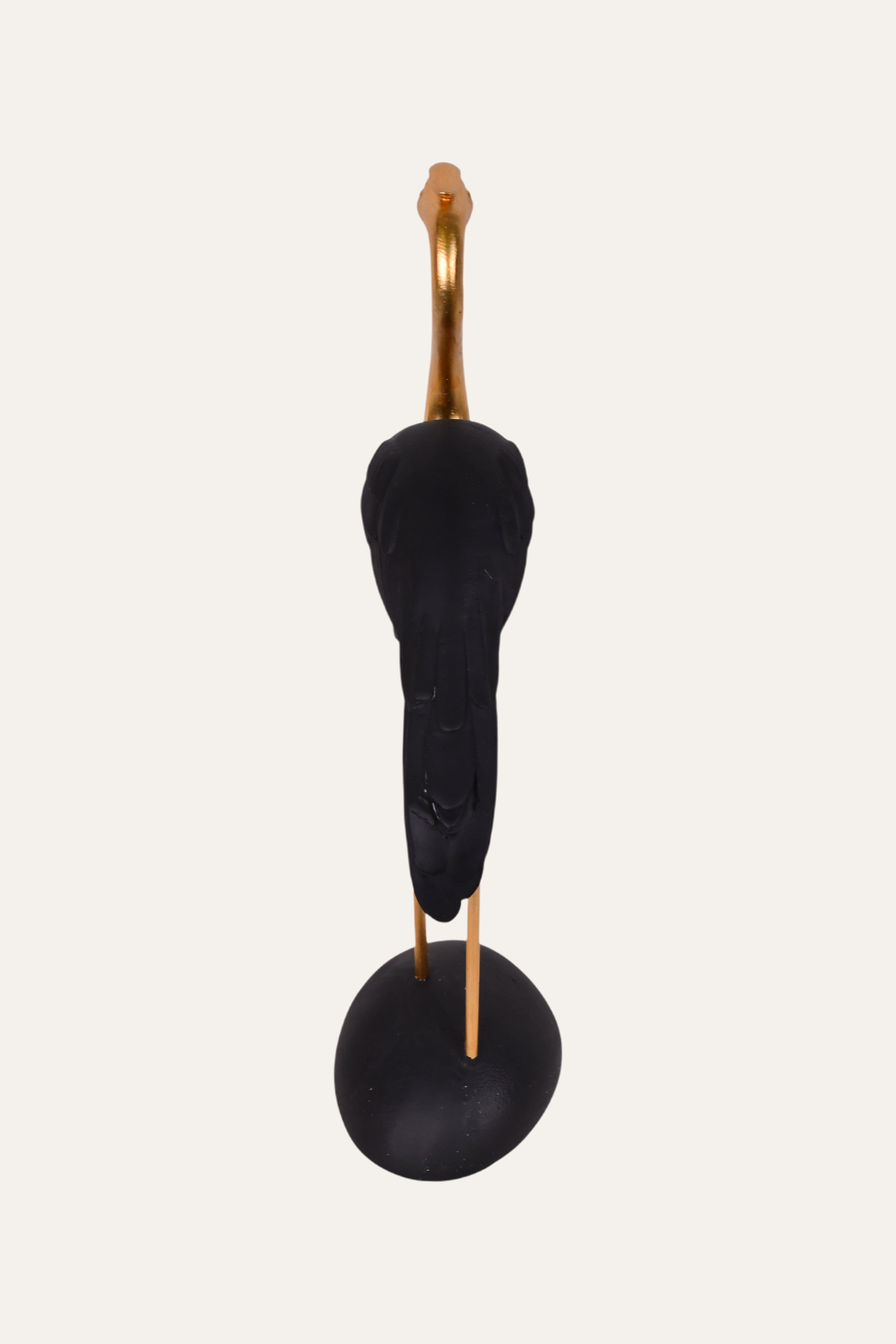 Decorative Golden Heron Sculpture