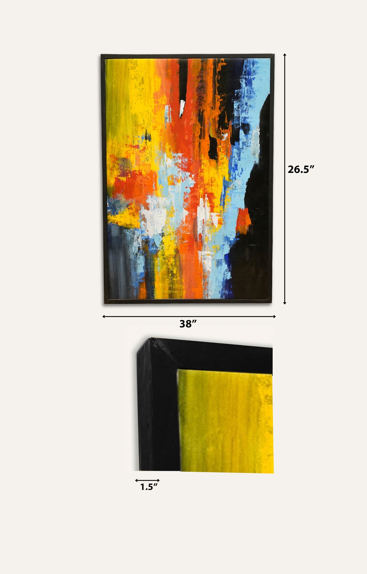 Abstract Harmony oil Painting_size