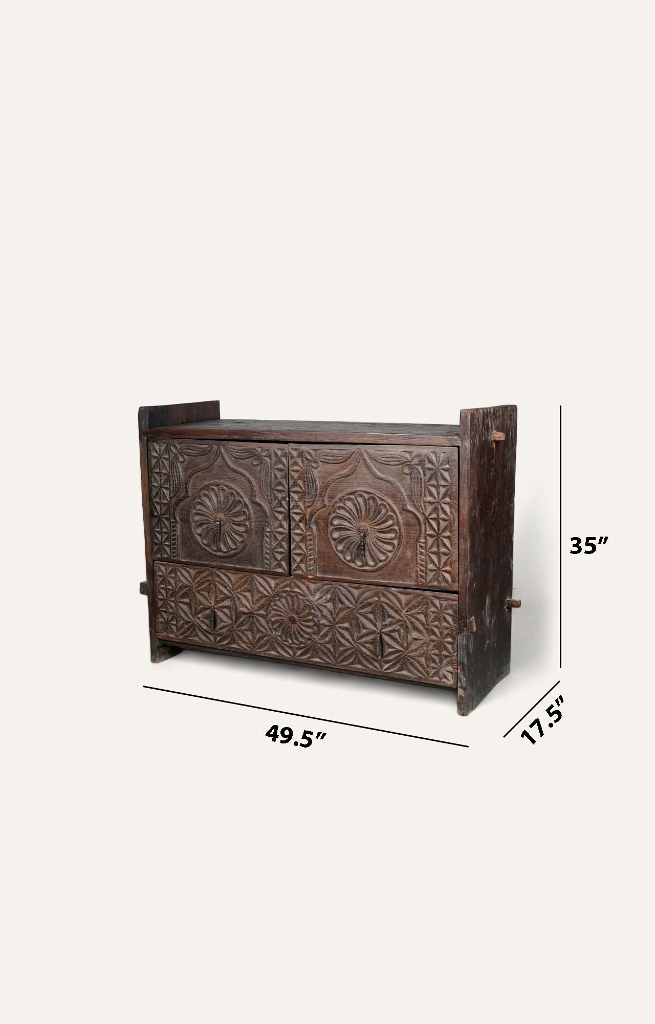 African_Chest_With_Drawers_size