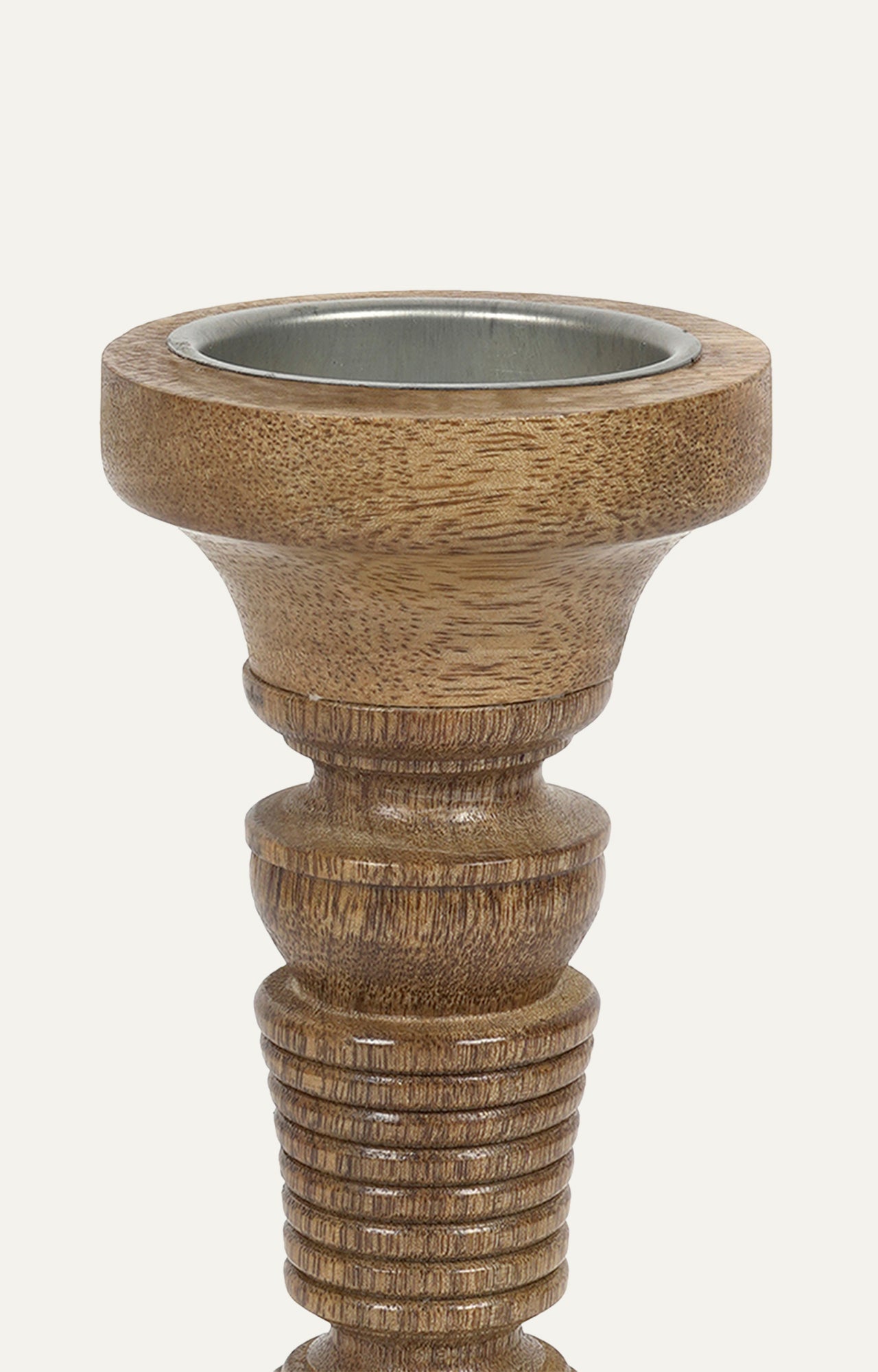 Angular wooden rustic wooden candle stand_2