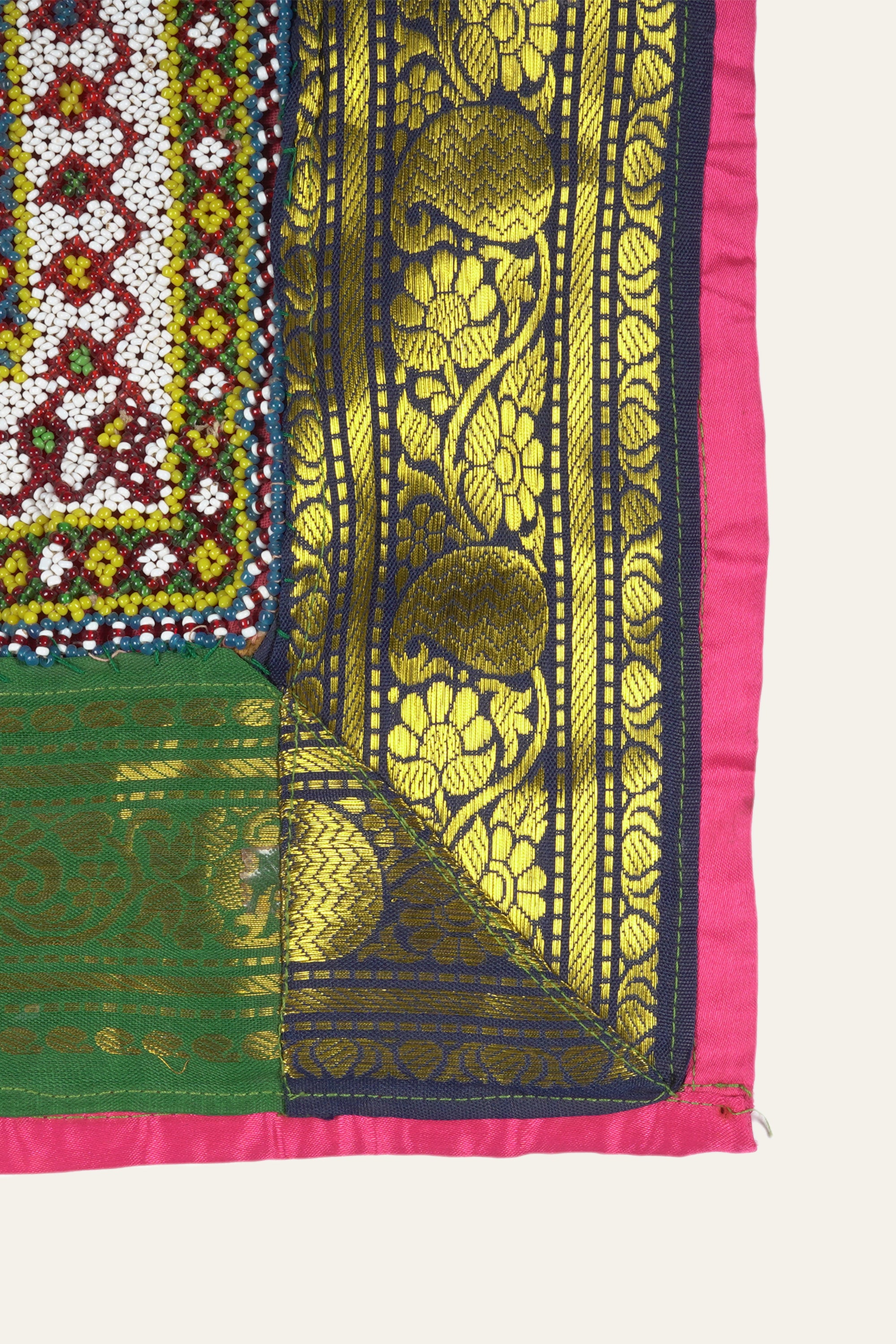 Antique Gujarati Beaded Wall Hanging