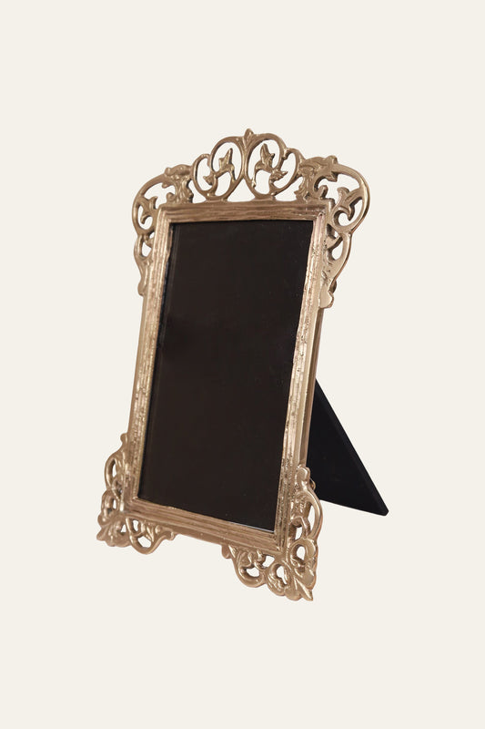 Antique brass photo frame