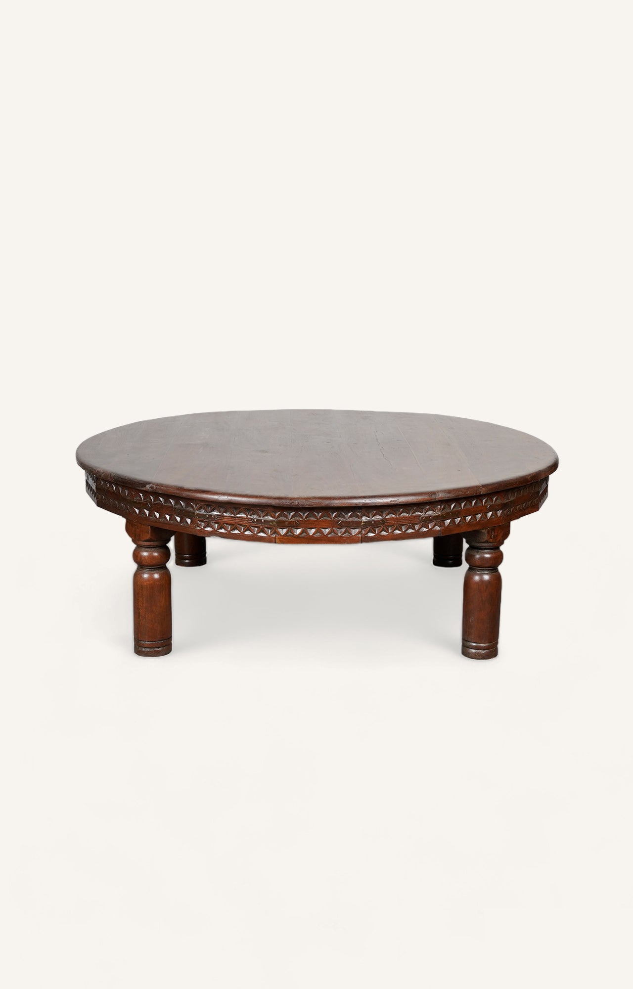 Antique round coffee table_3