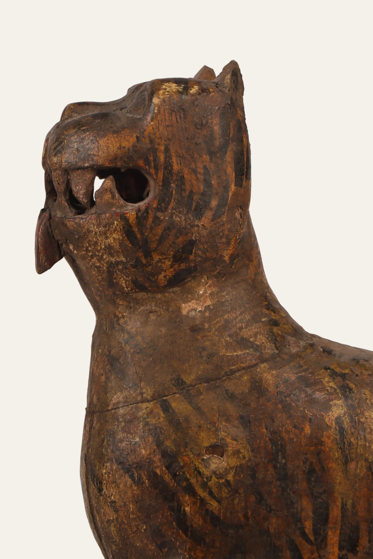 Antique tiger statue for living room