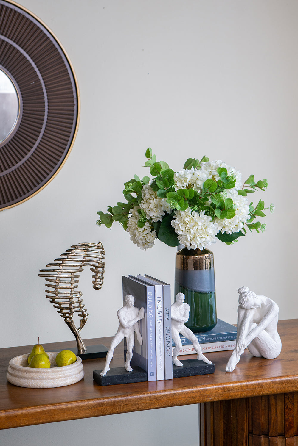 Artistic Gymnast Figurine Bookends