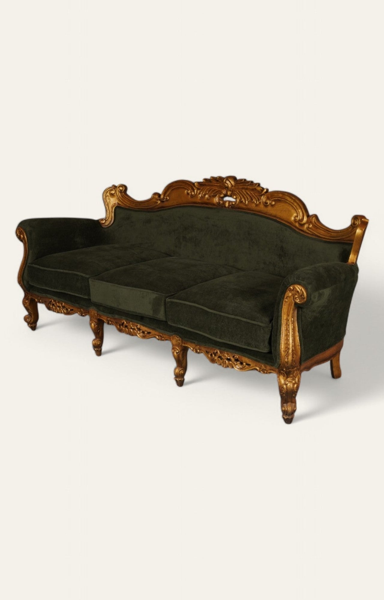 Baroque Velvet Sofa