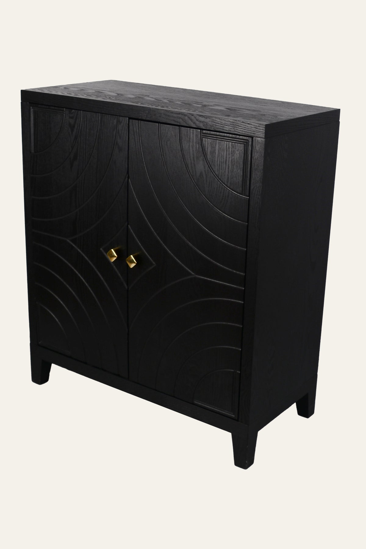 Black 2 Door Cabinet