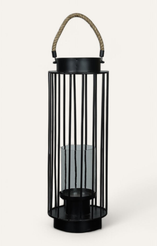 Black Hurricane Lantern Lamp