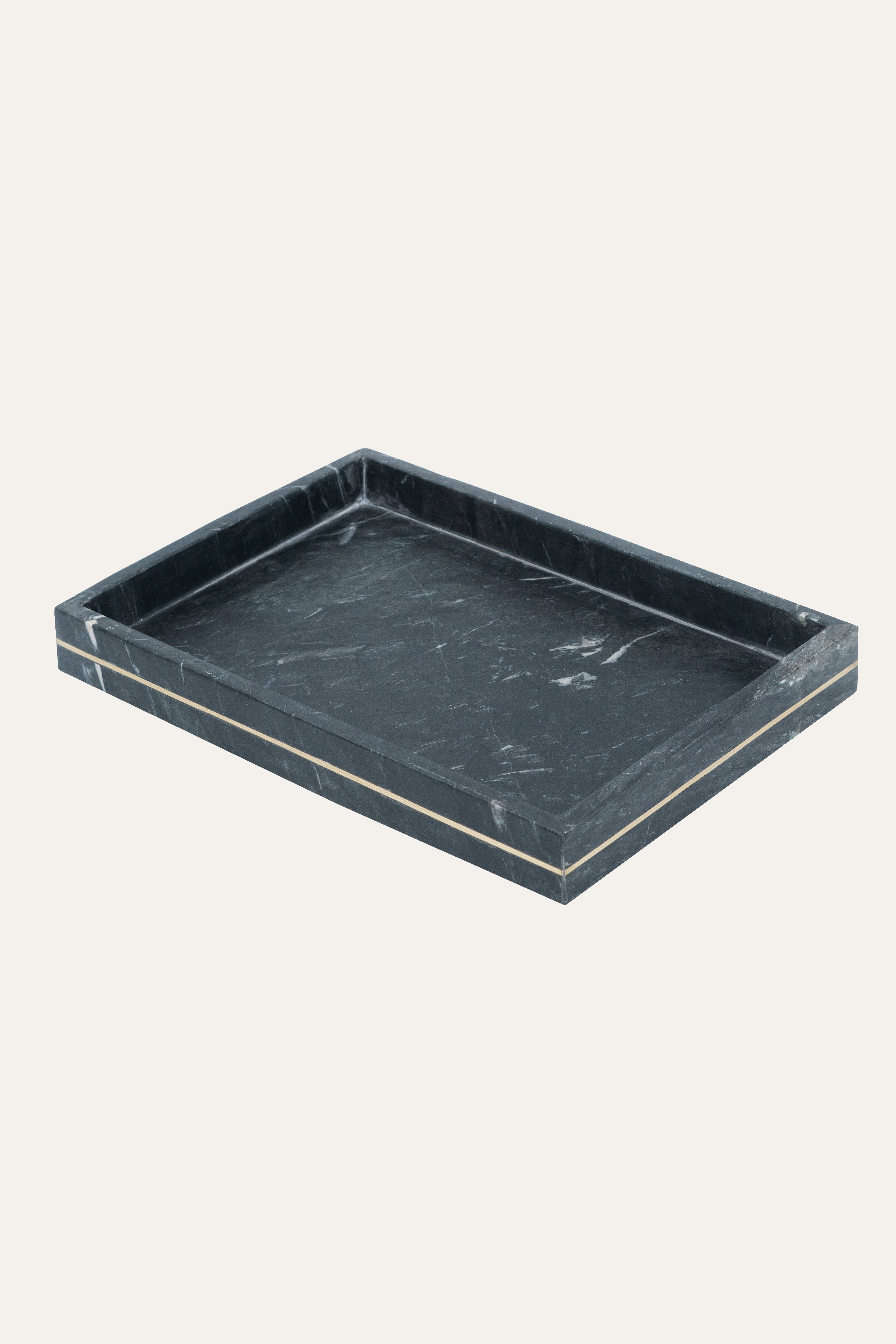 Black Marble Rectangular Tray
