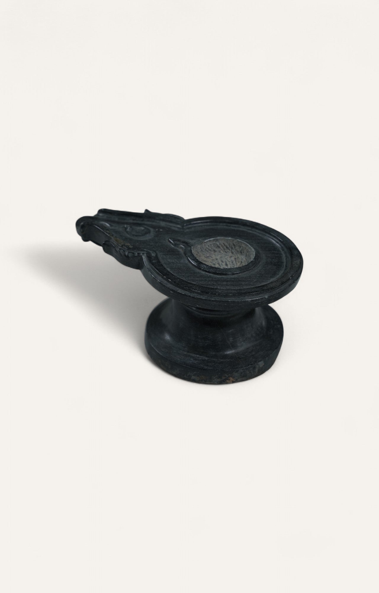 Black Marble Shivalinga Base