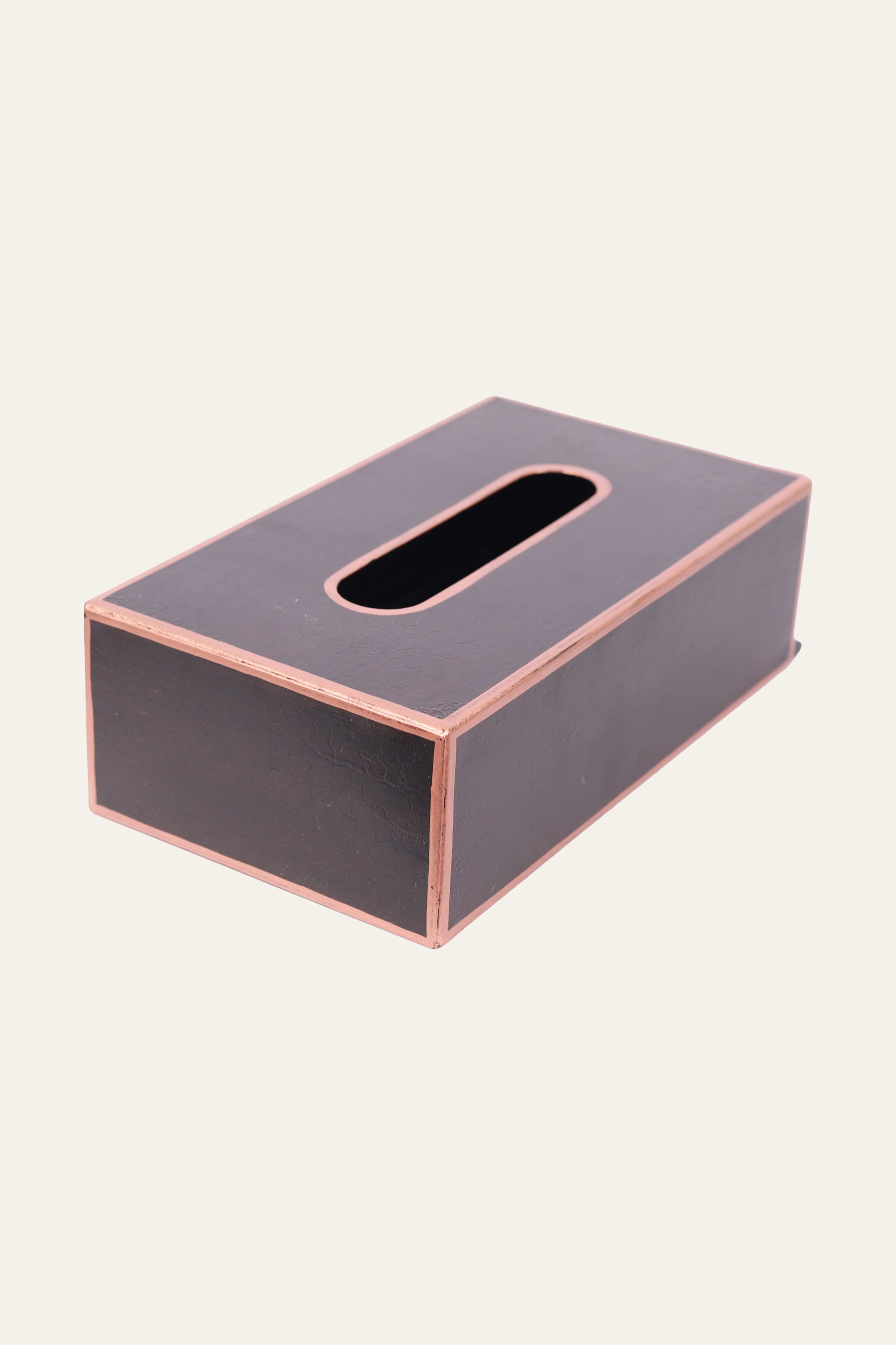 Black Rectangular Metal Tissue Box