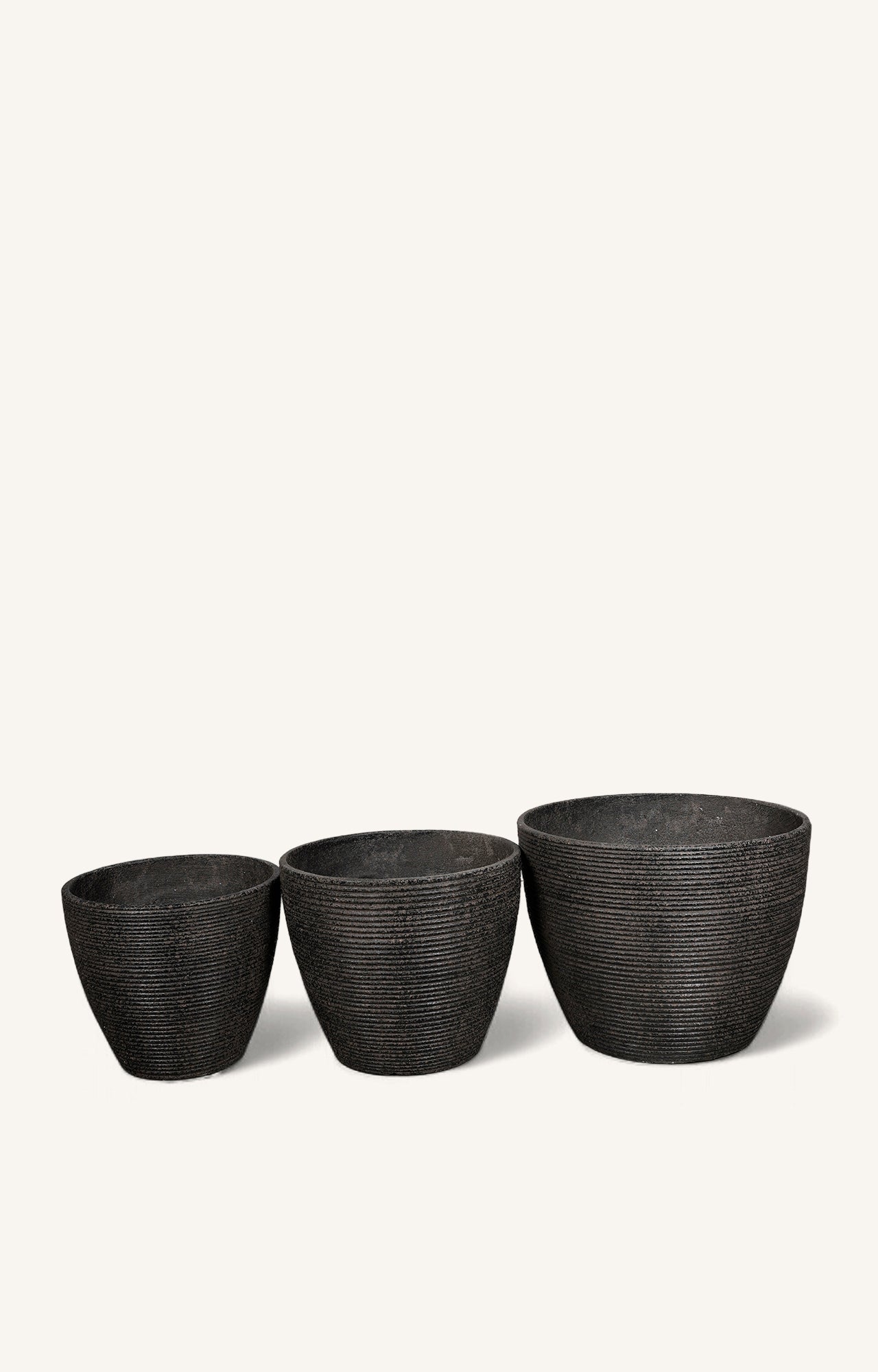 Black Ring Garden Planter - main