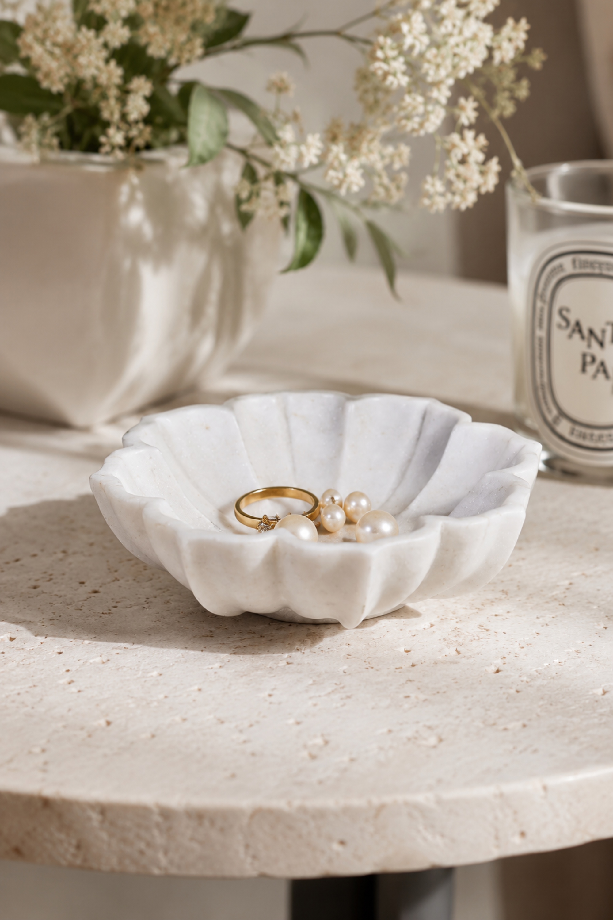 Blossom Marble Bowl