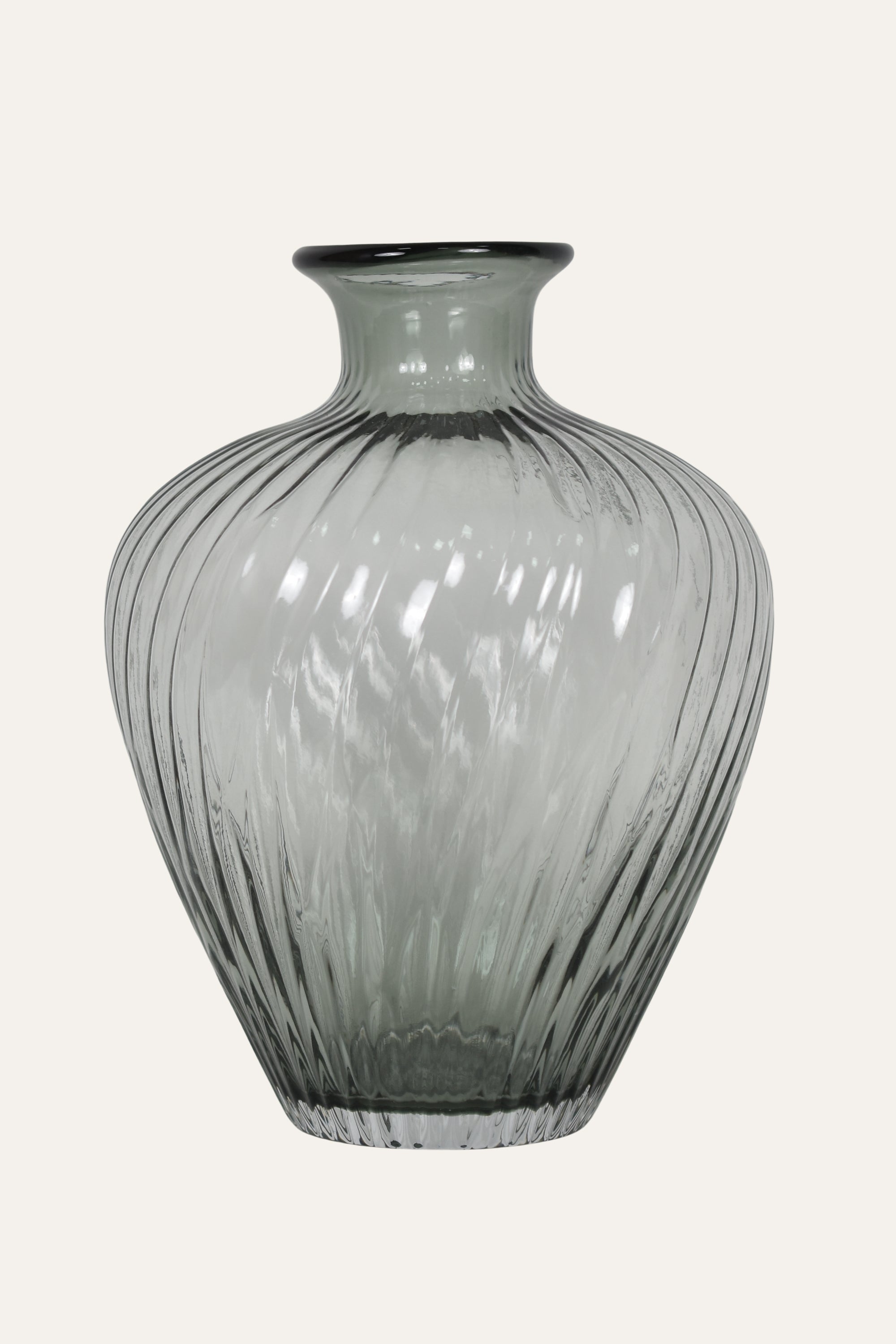 Blown Colored Large Vase