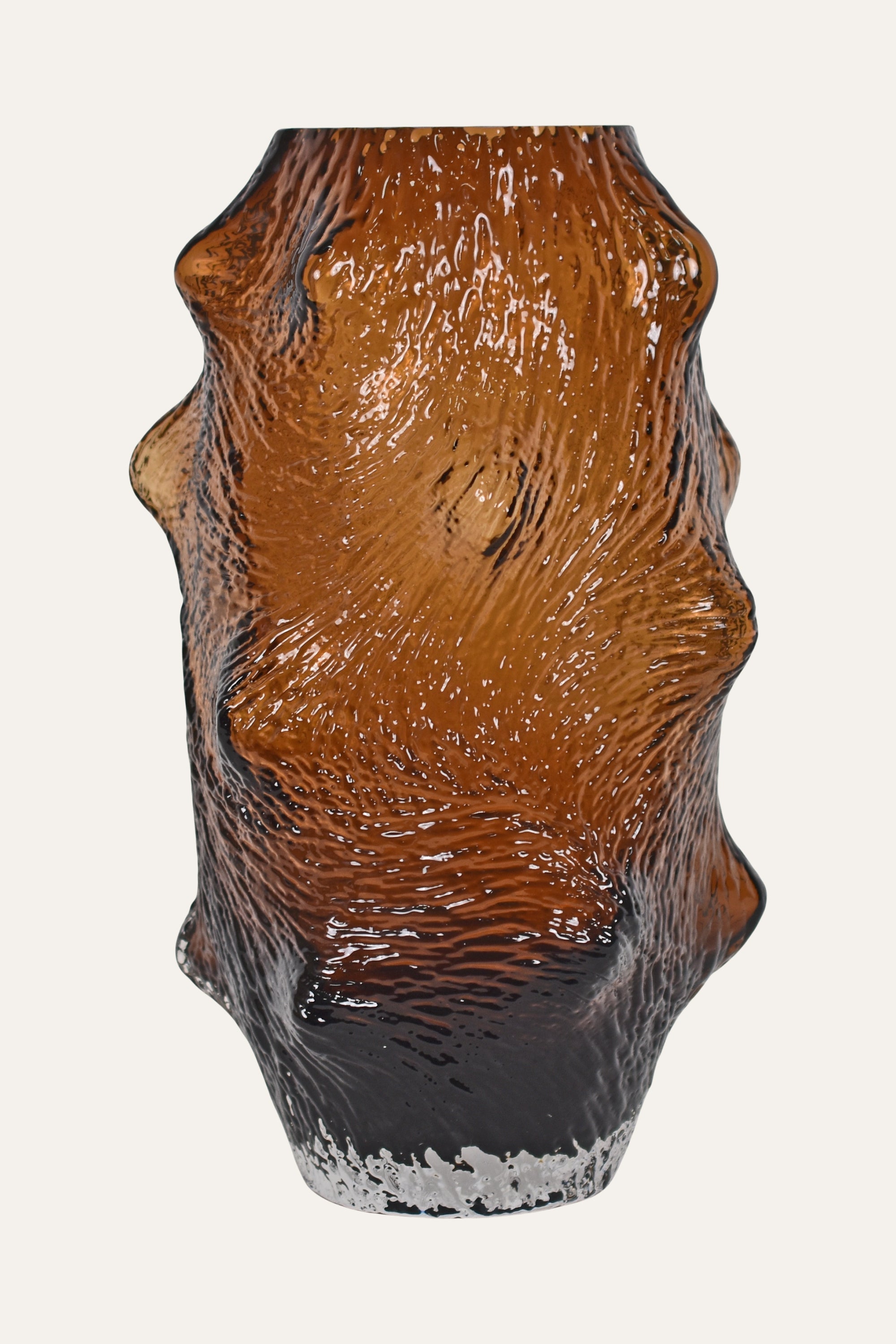 Blown Colored Organic Glass Vase
