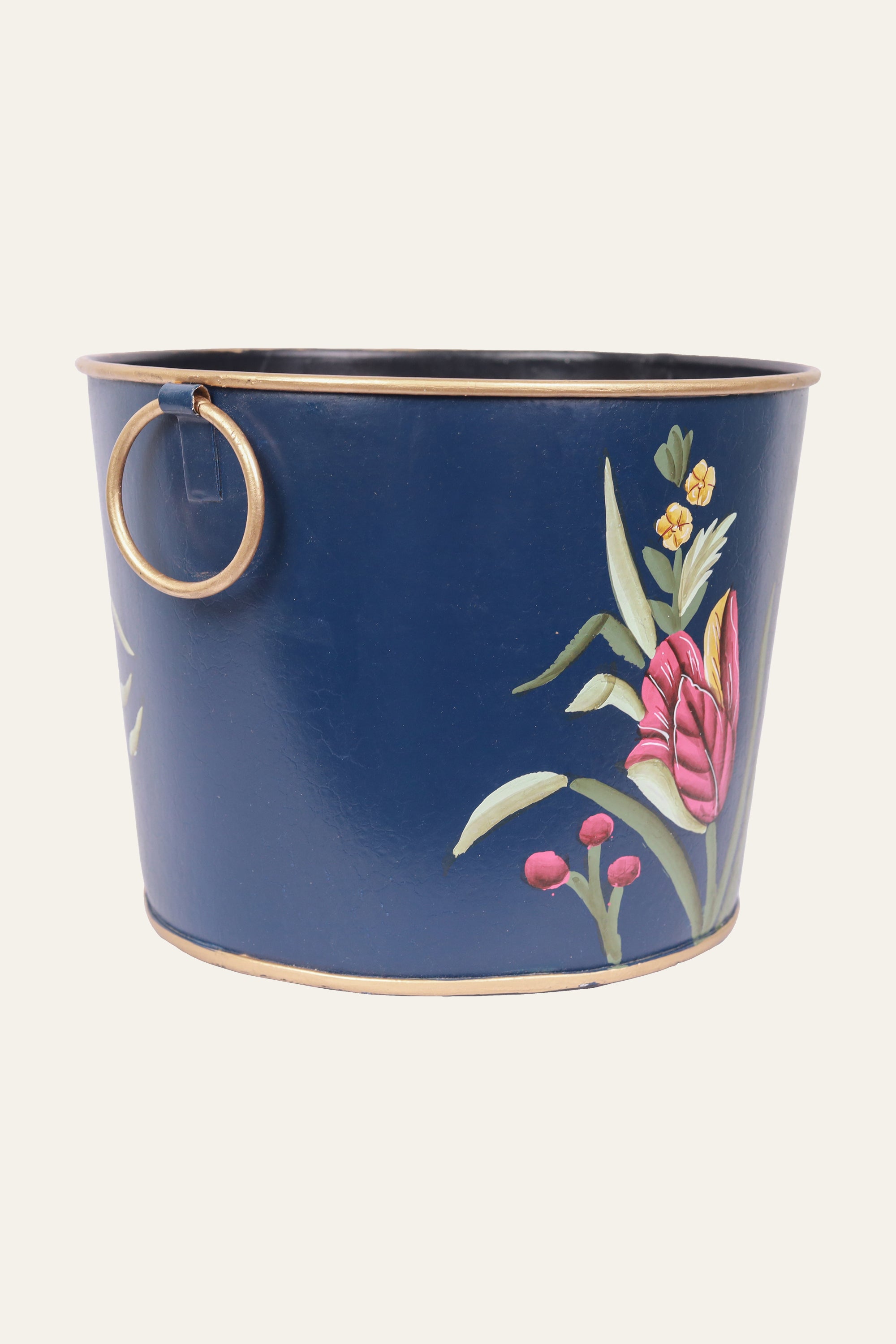 Blue Decorative Waste Bin
