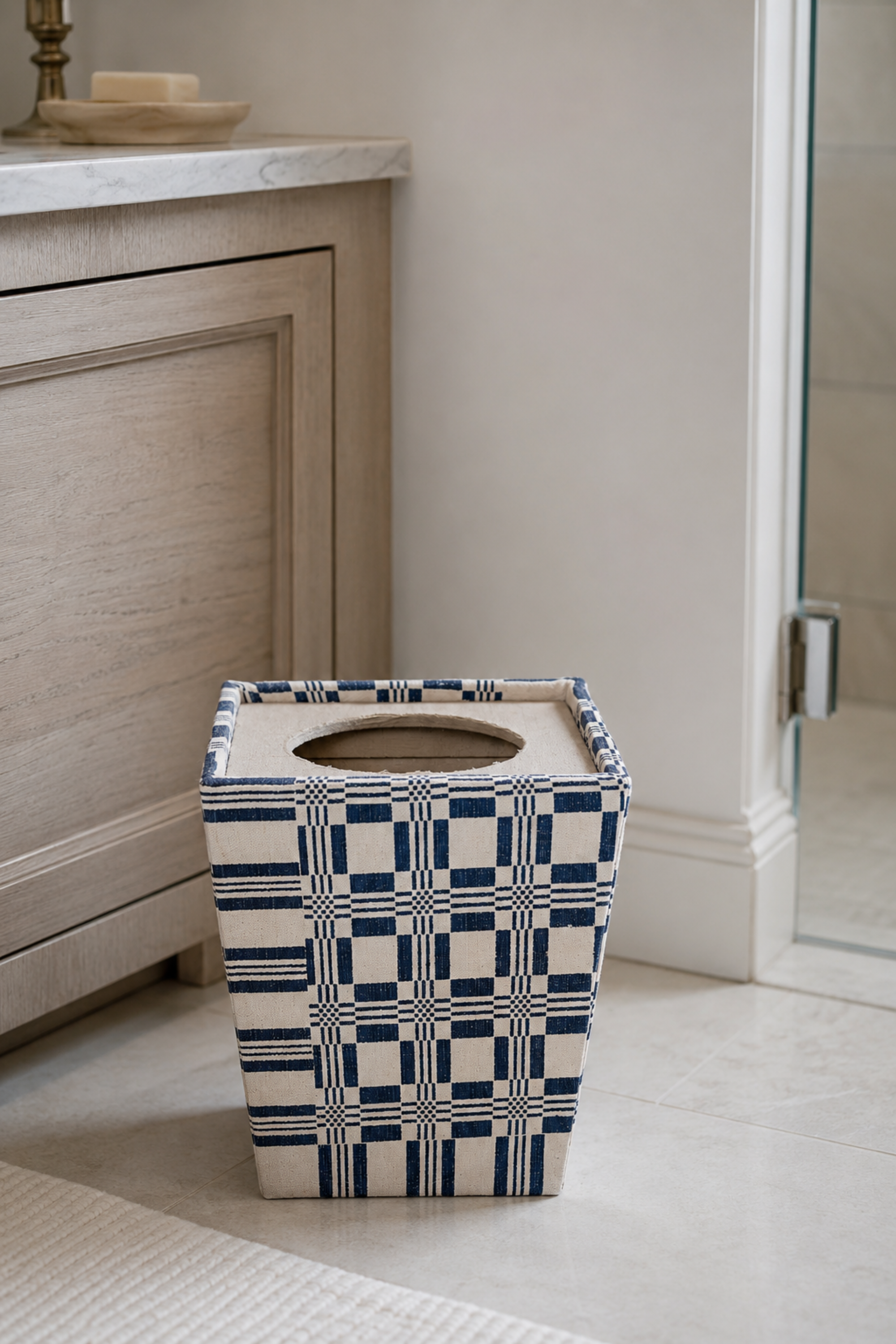 Bluebeam Dhurrie Upholstered Basket
